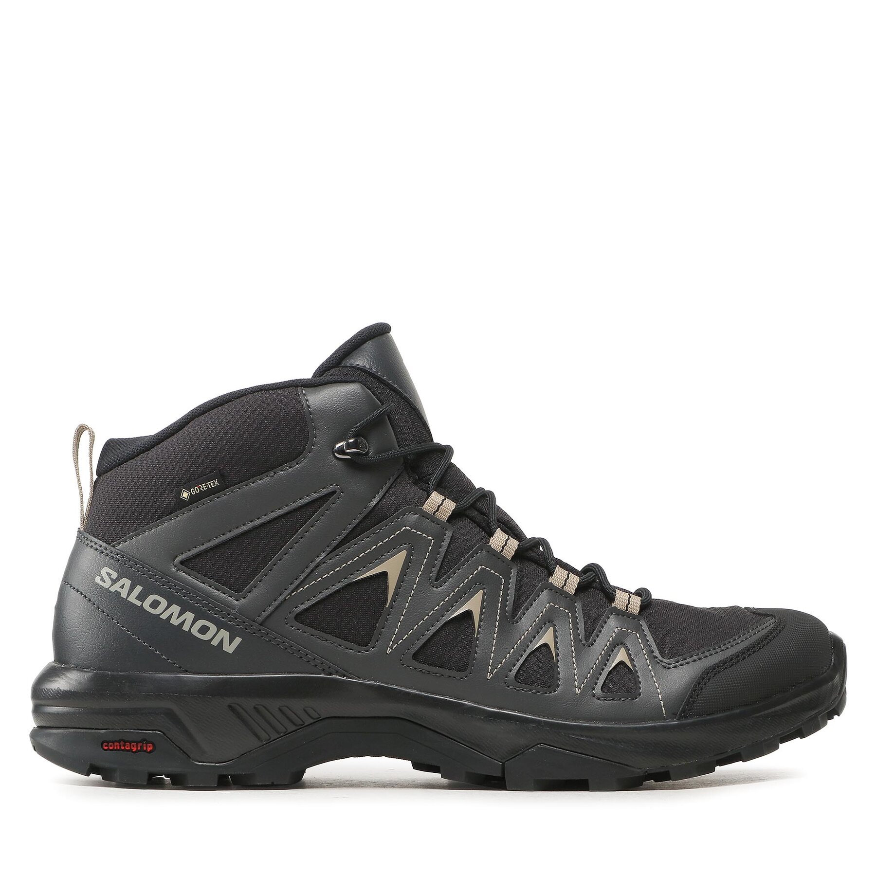 Παπούτσια πεζοπορίας Salomon X Braze Mid GORE-TEX L47174800 Μαύρο
