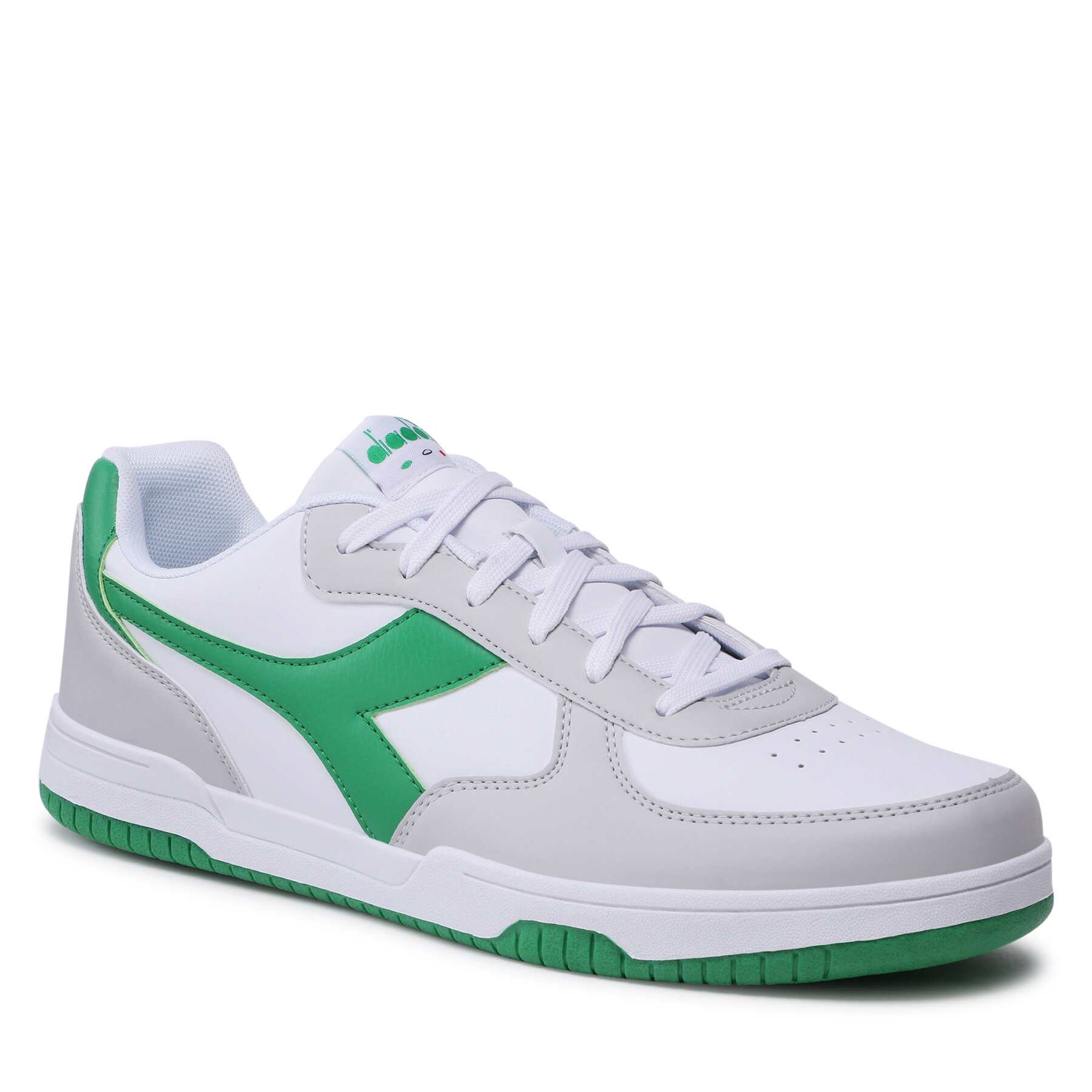 Sneakers Diadora Raptor Low 101.177704 01 C0896 White/Meadow Green 101.177704 imagine noua