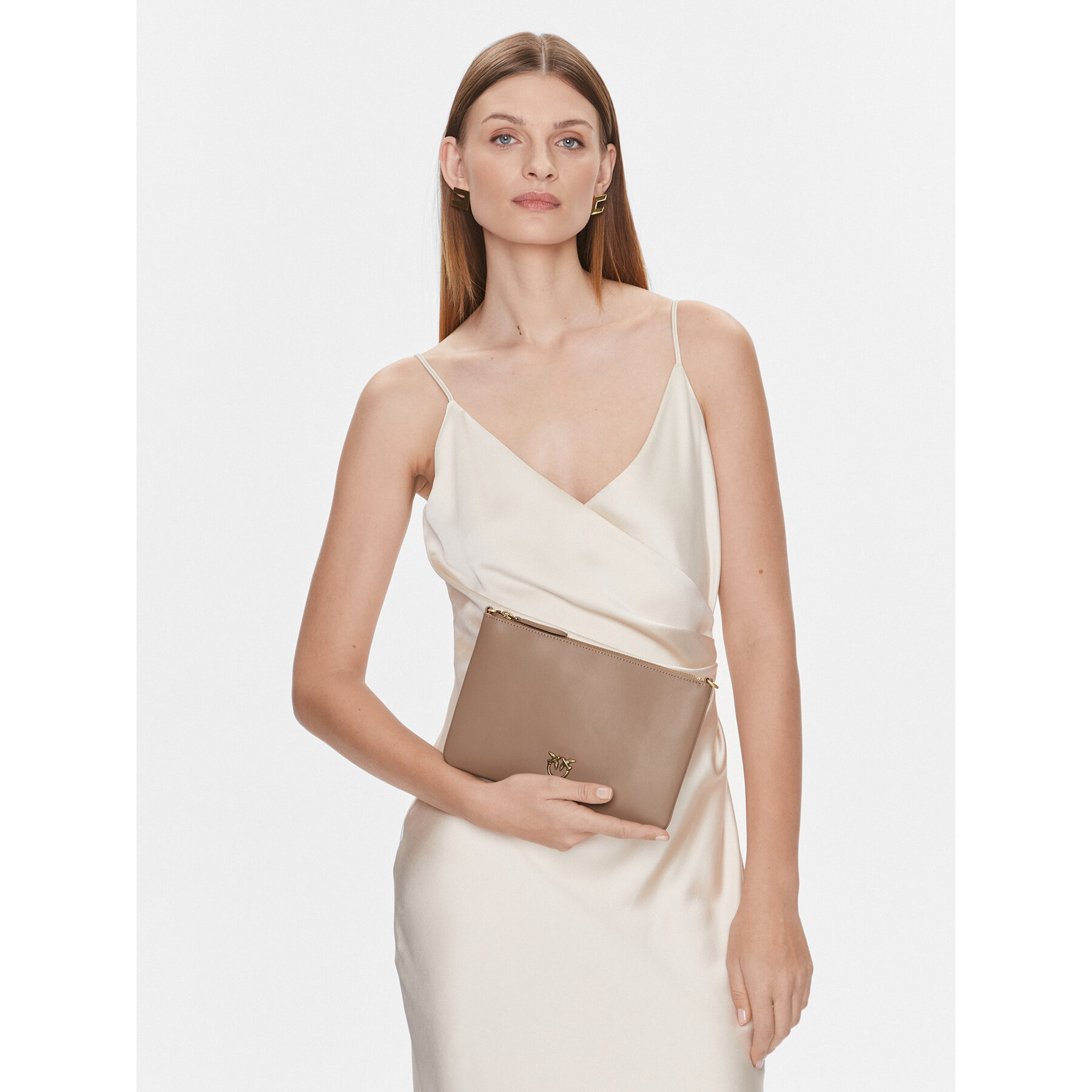 Дамска чанта PINKO Flat Classic AI 23-24 PCPL 100455 A0F1 Бежов