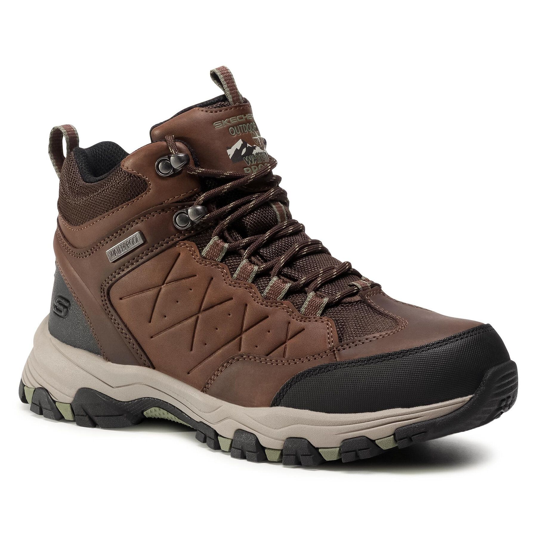 Trekking čevlji Skechers Telago 66283/LTBR Lt. Brown