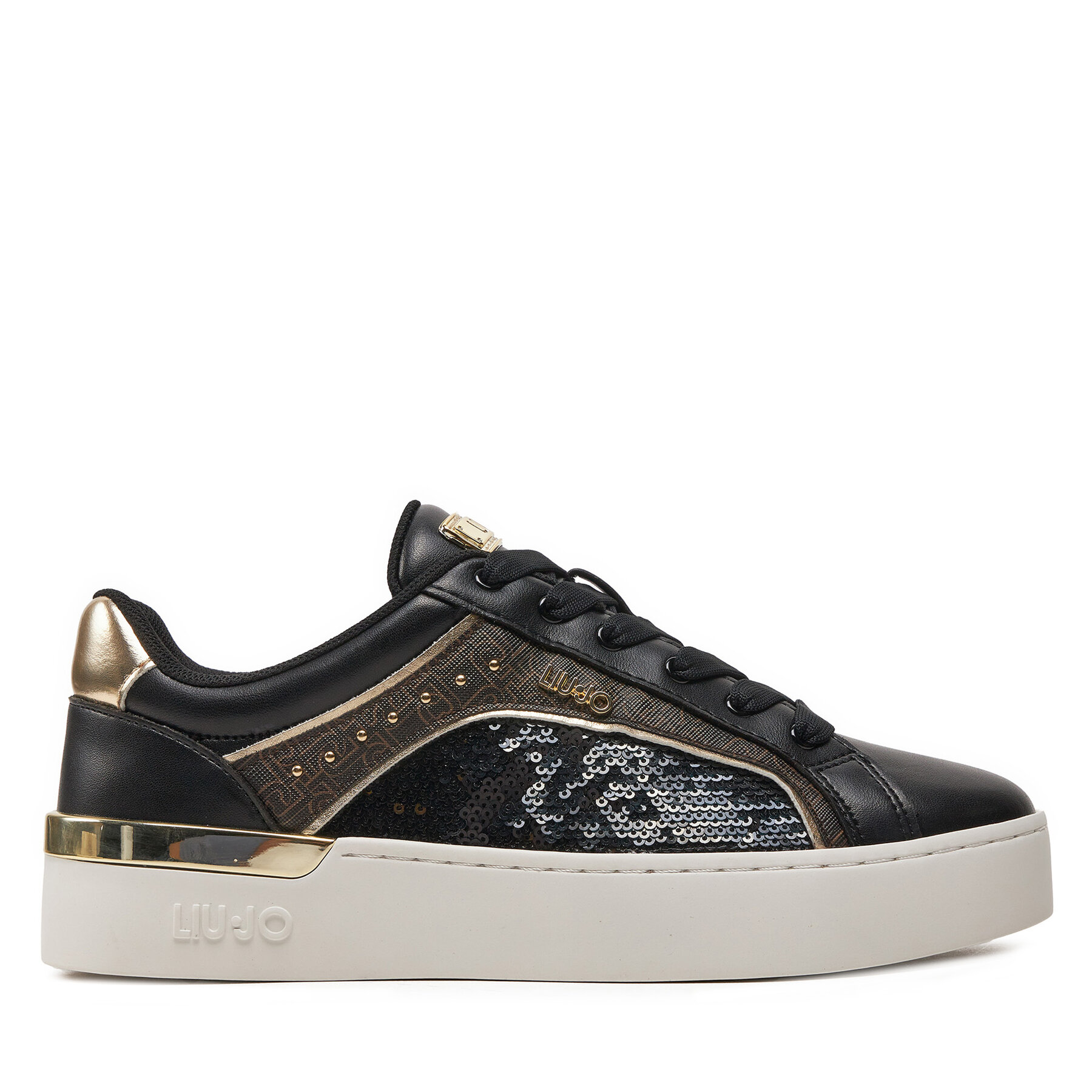 Damskie Sneakersy Liu Jo, Rozmiar 36 Czarny Silvia 97 BA4037 EX238