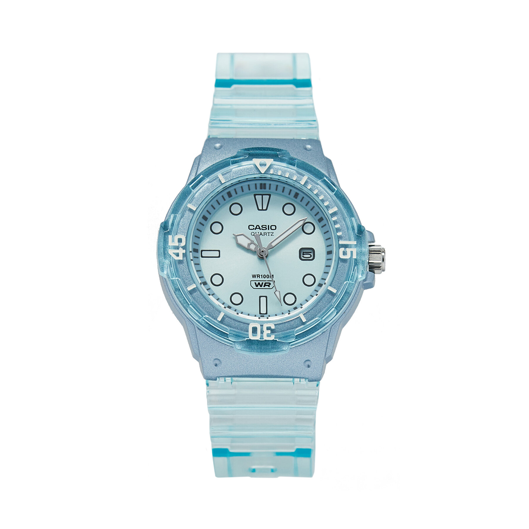 Hodinky Casio Lady Translucent LRW-200HS-2EVEF Modrá