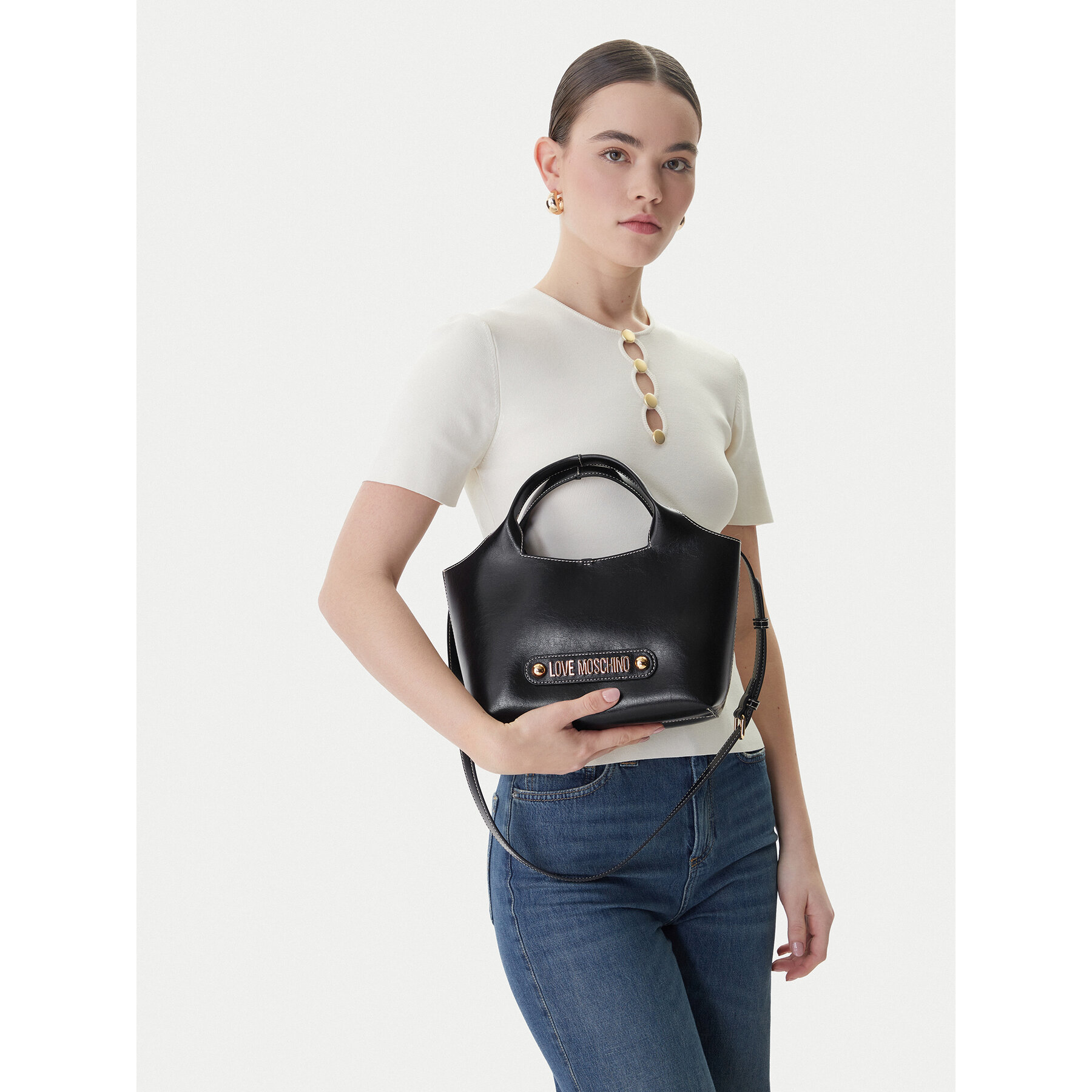 Torbica LOVE MOSCHINO JC4130PP1OLH0000 Crna