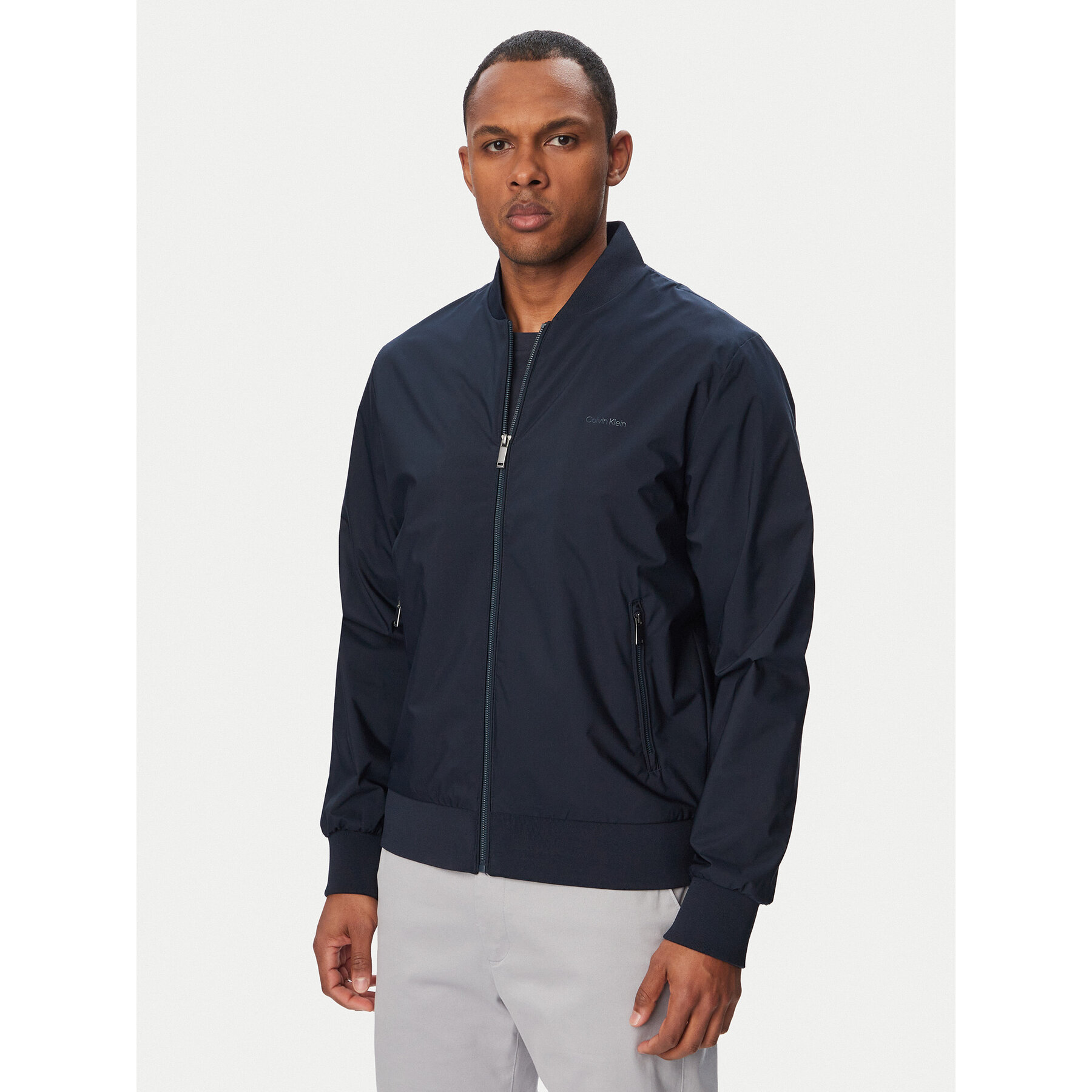 Calvin Klein Bomberjacke LV040FM512 Dunkelblau Regular Fit