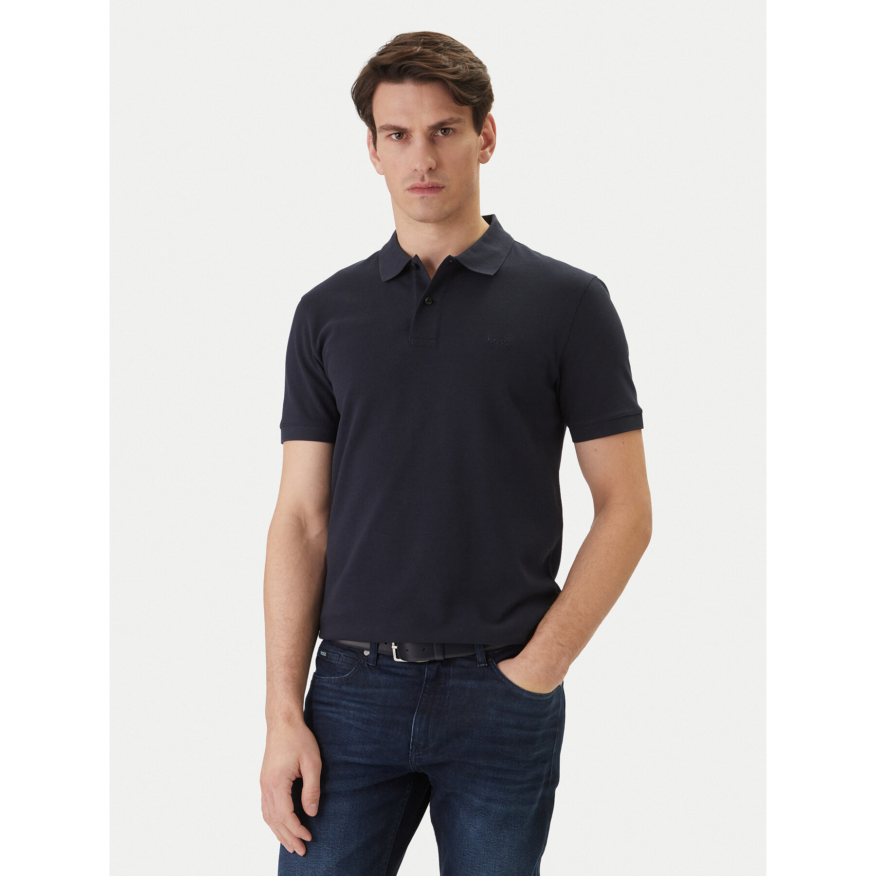 Boss Poloshirt Pallas 50553564 Dunkelblau Regular Fit
