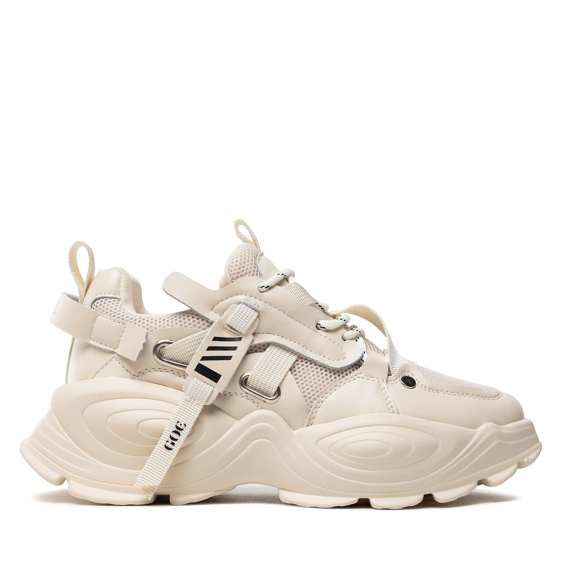 Damskie Sneakersy GOE, Rozmiar 37 Beżowy JJ2N4082