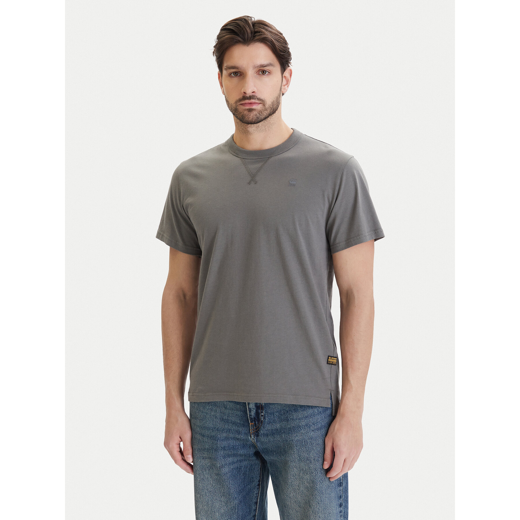 G-Star Raw T-shirt Nifous D24449-336 Siva Regular Fit