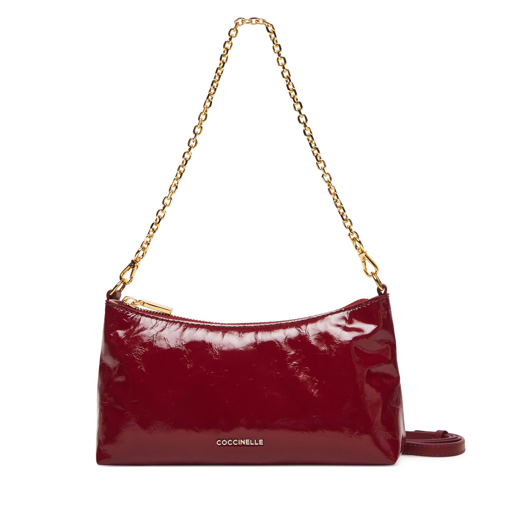 Дамска чанта Coccinelle THJ Coccinelle Aura Shiny E5 THJ 55 01 01 Бордо