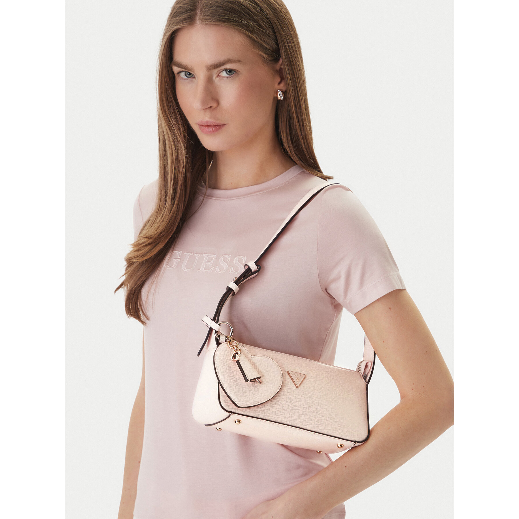 Дамска чанта Guess Isobel Mini HWBG99 32720 Розов