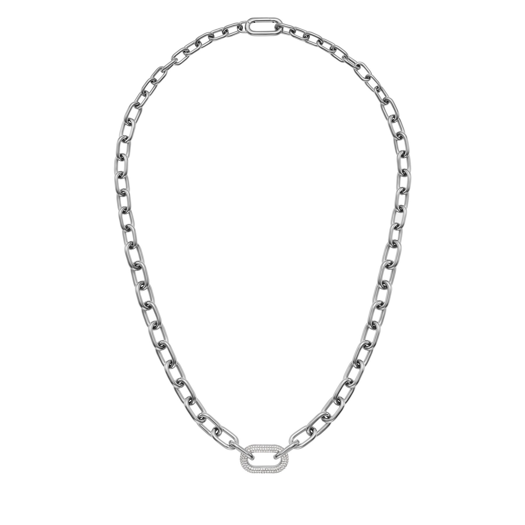 Colier Daniel Wellington Crystal Link DW00400607 Argintiu