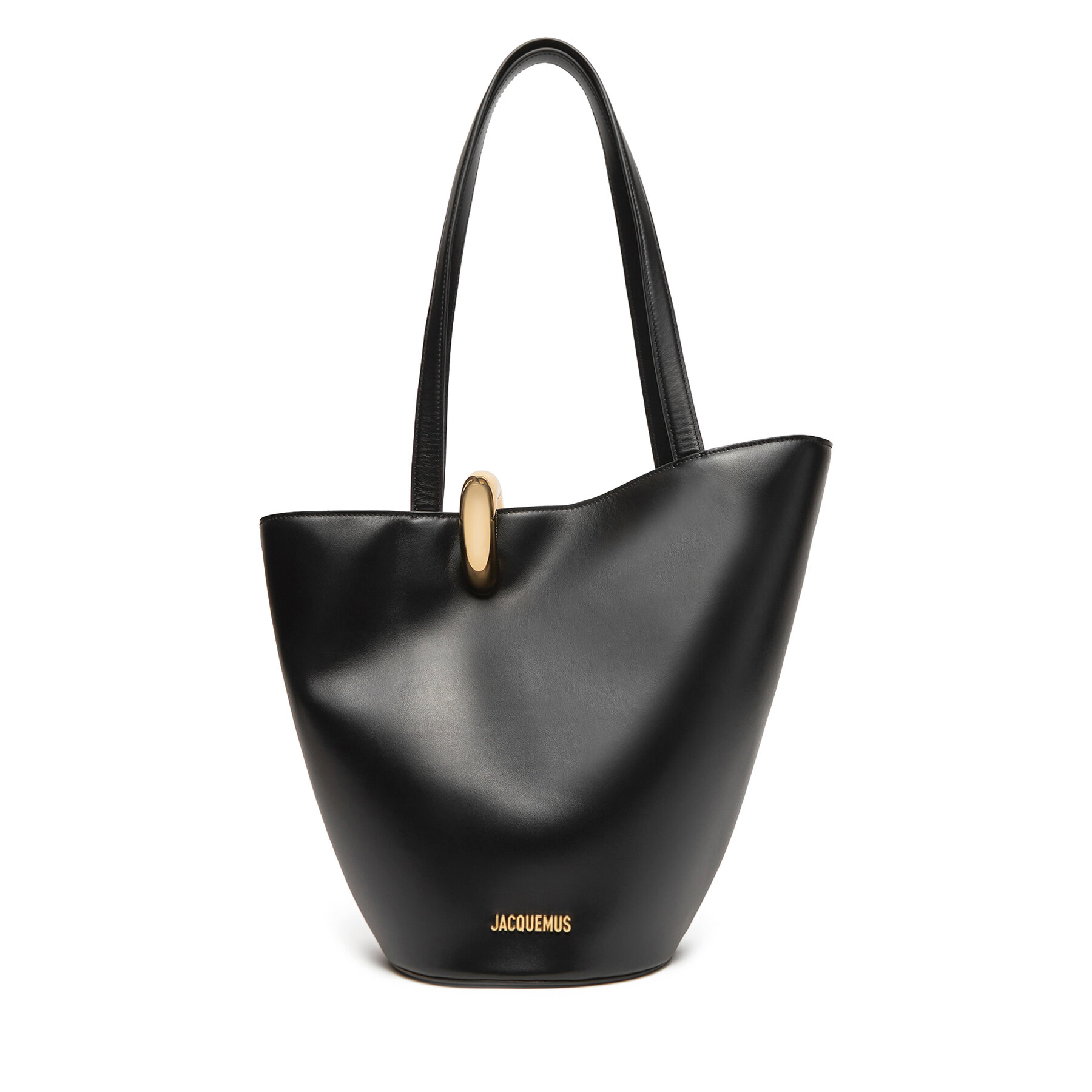 Geantă JACQUEMUS La Bambola Moyen 251BA4123000 Negru