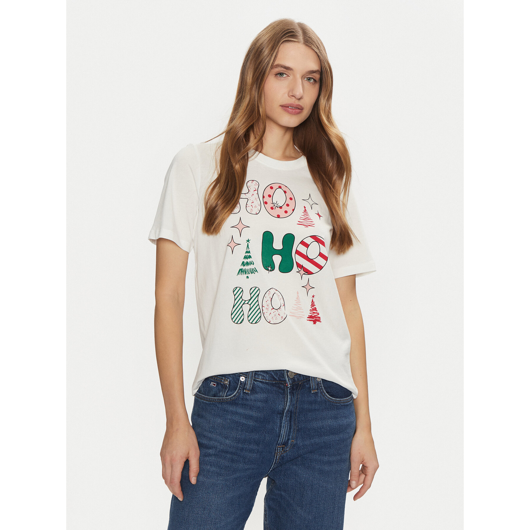 ONLY T-shirt Rosie 15332339 Bianco Regular Fit