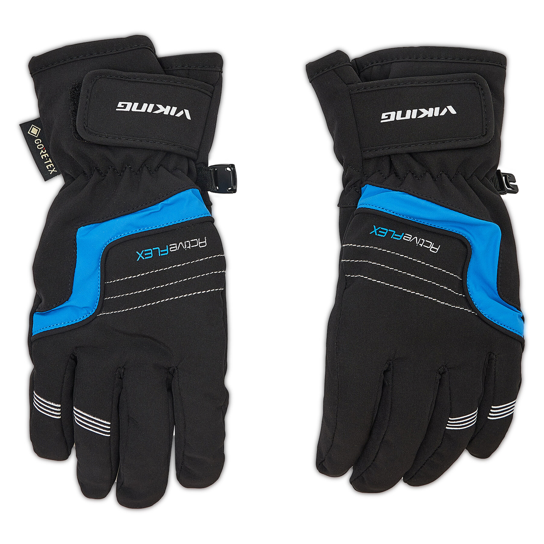 Kinder Skihandschuhe Viking, Schuhgröße 4, Schwarz, Helix 165/22/2252