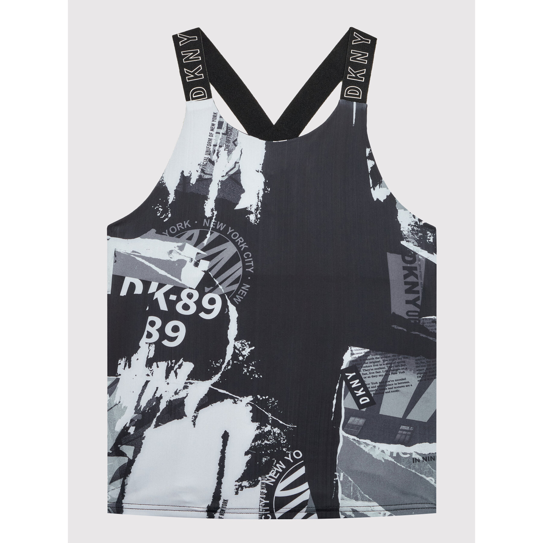 DKNY Felső D35S09 M Fekete Regular Fit