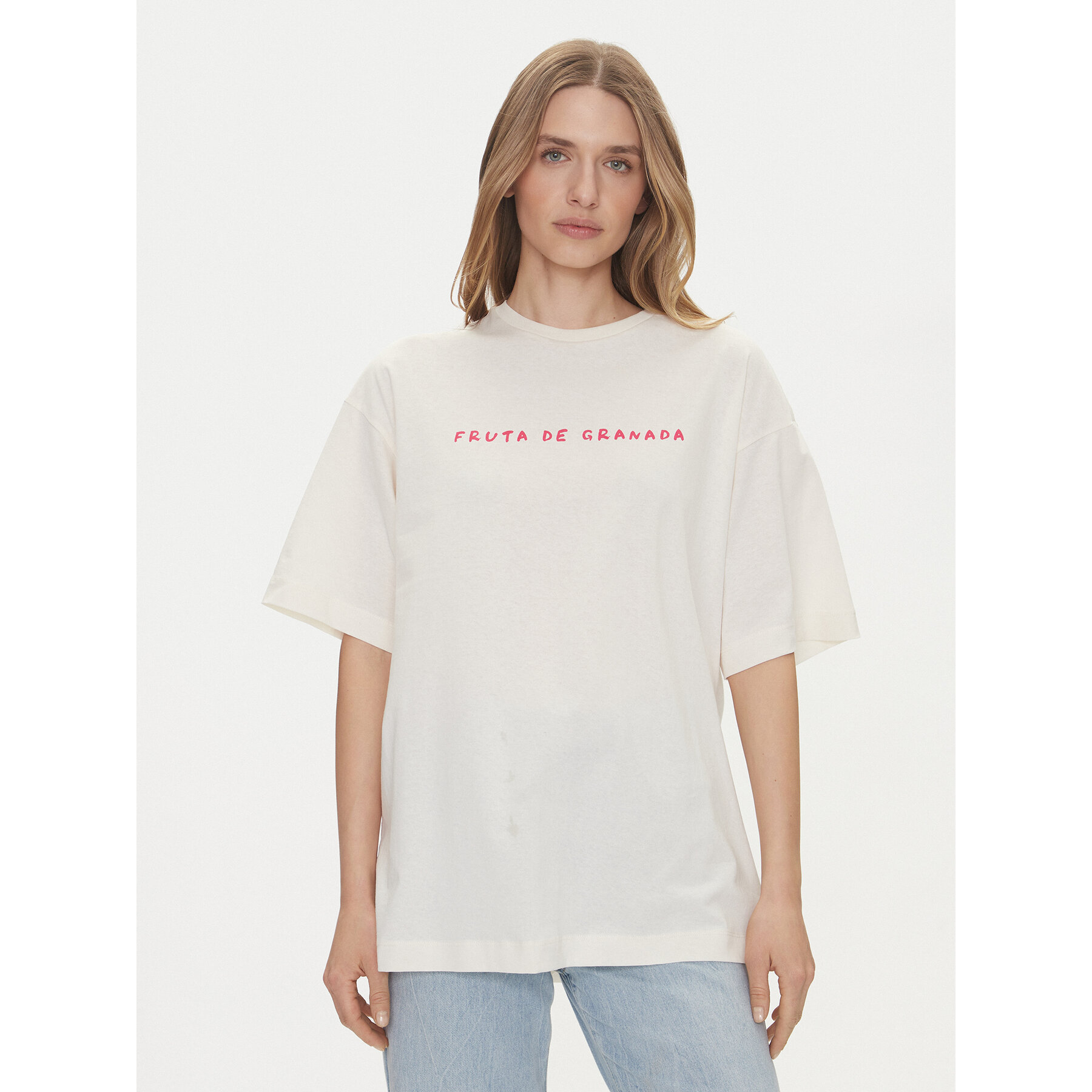 Vero Moda T-shirt Taz Hailey 10337839 Bianco Regular Fit