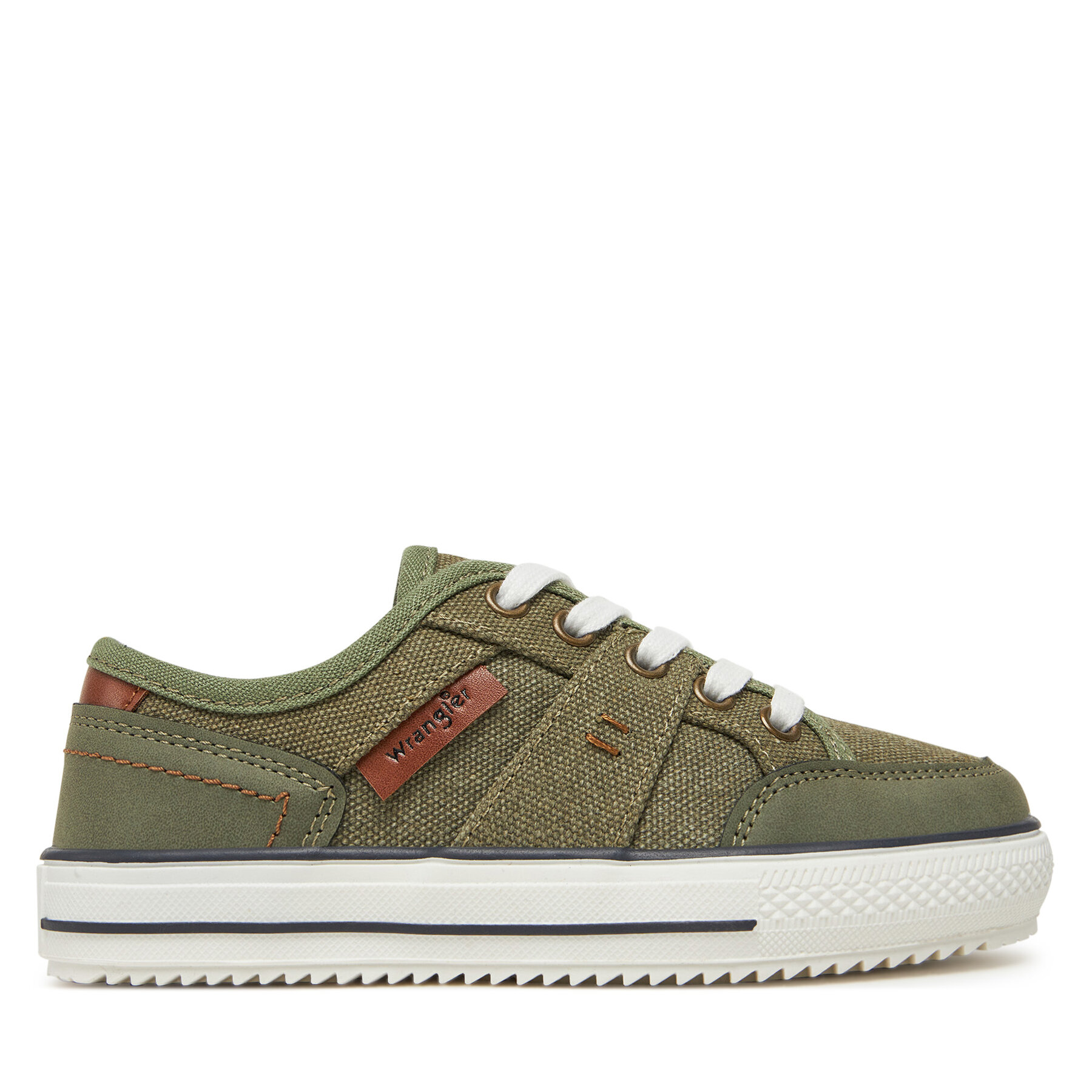 Sneakersy Wrangler COOTER C LOW JR 20251085.52D Kaki