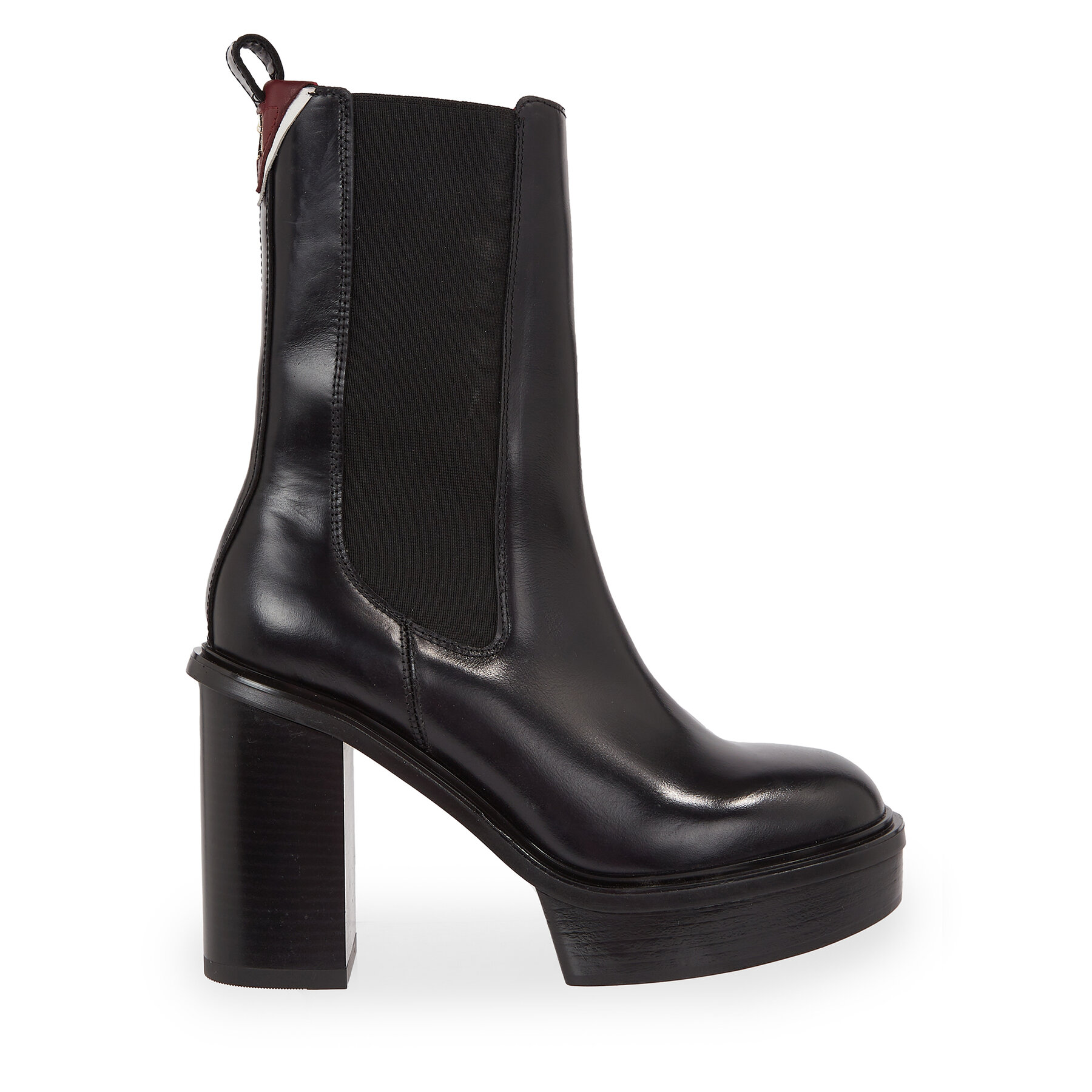 Dámske Členková obuv Tommy Hilfiger, Rozmer: 41, Čierna, Elevated Plateau Chelsea Bootie FW0FW07542