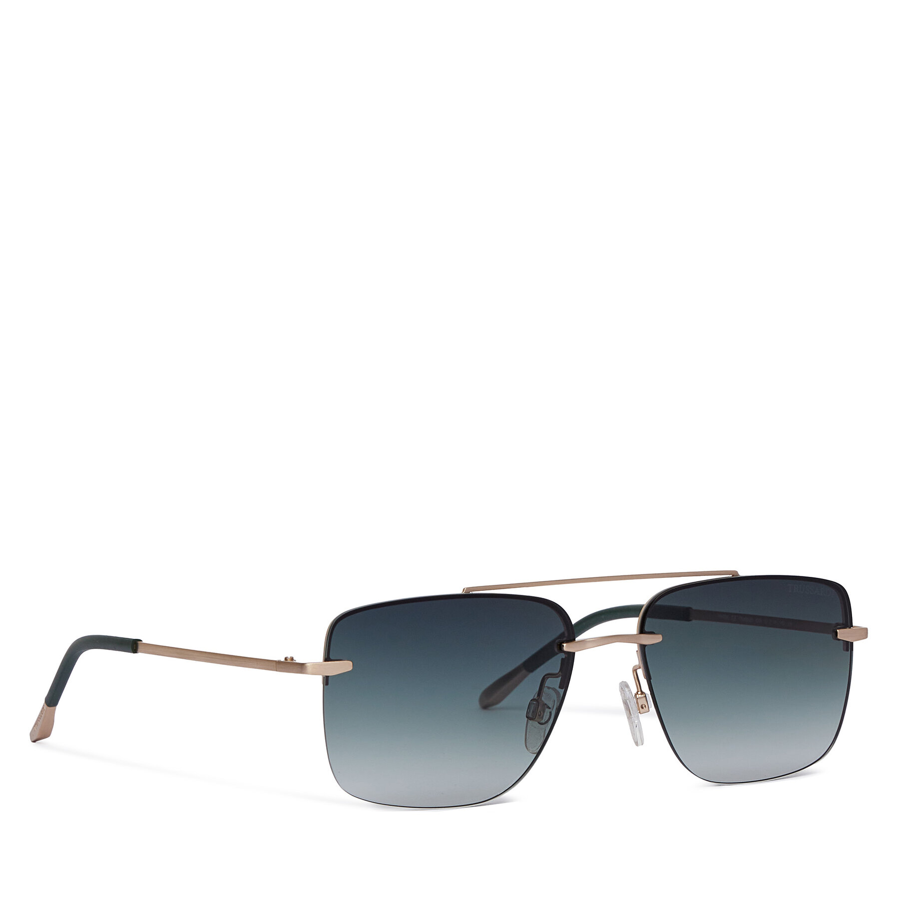 Okulary przeciwsłoneczne Trussardi, Rozmiar 57 Zielony TSM3025