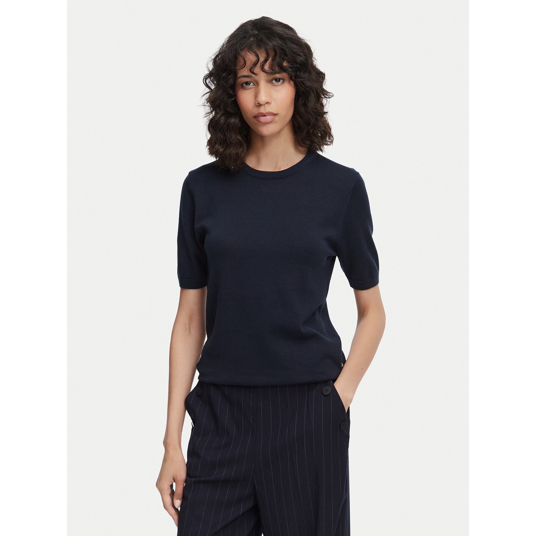 Beverly Hills Polo Club Bluza P-SS26W-M6564-0298 Mornarsko modra Regular Fit