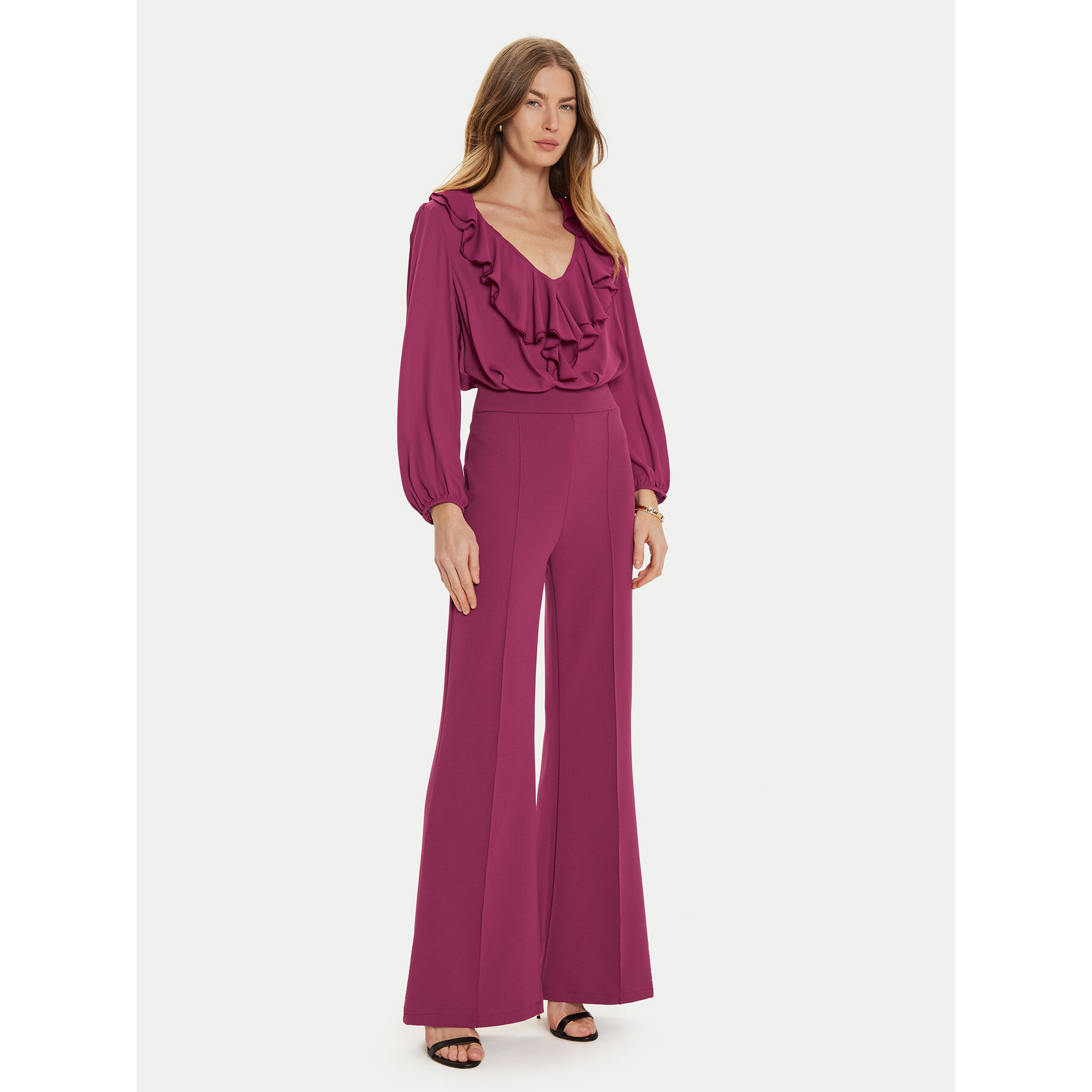 Rinascimento Jumpsuit CFC0019709002 Dunkelrot Regular Fit