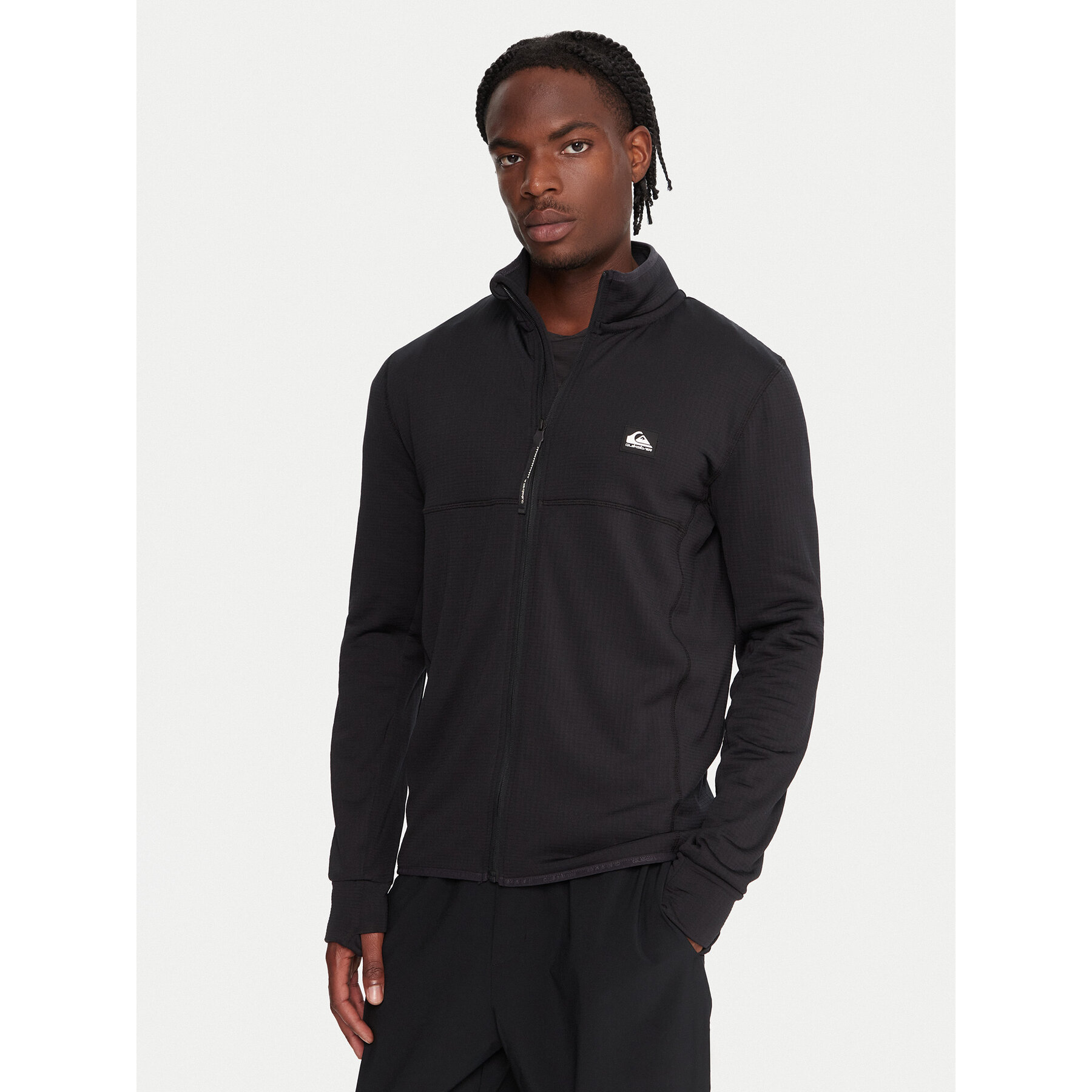 Quiksilver Technisches Sweatshirt Steep Point EQYPF03078 Schwarz Slim Fit