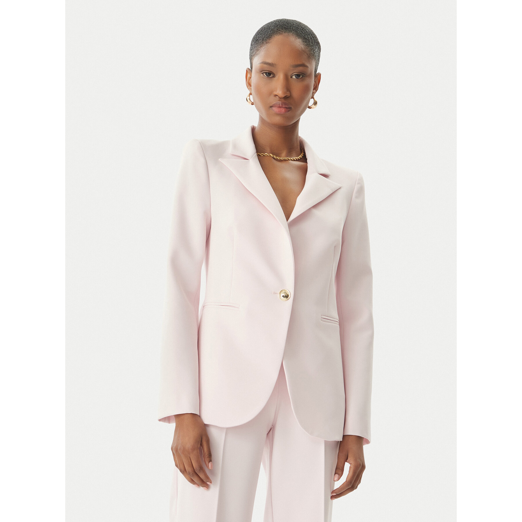 Rinascimento Sakko CFC0128640003 Rosa Regular Fit