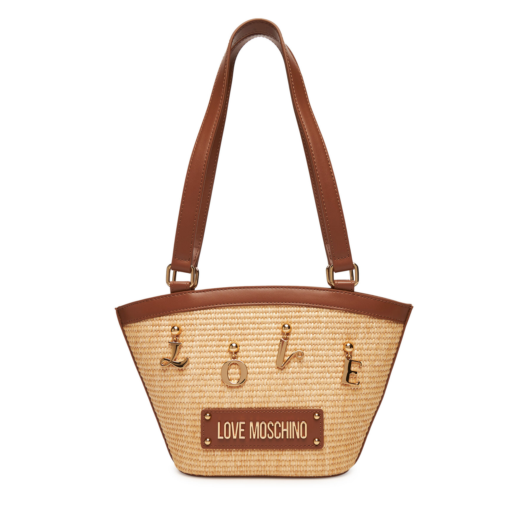 Geantă LOVE MOSCHINO JC4284PP0MKN110A Maro