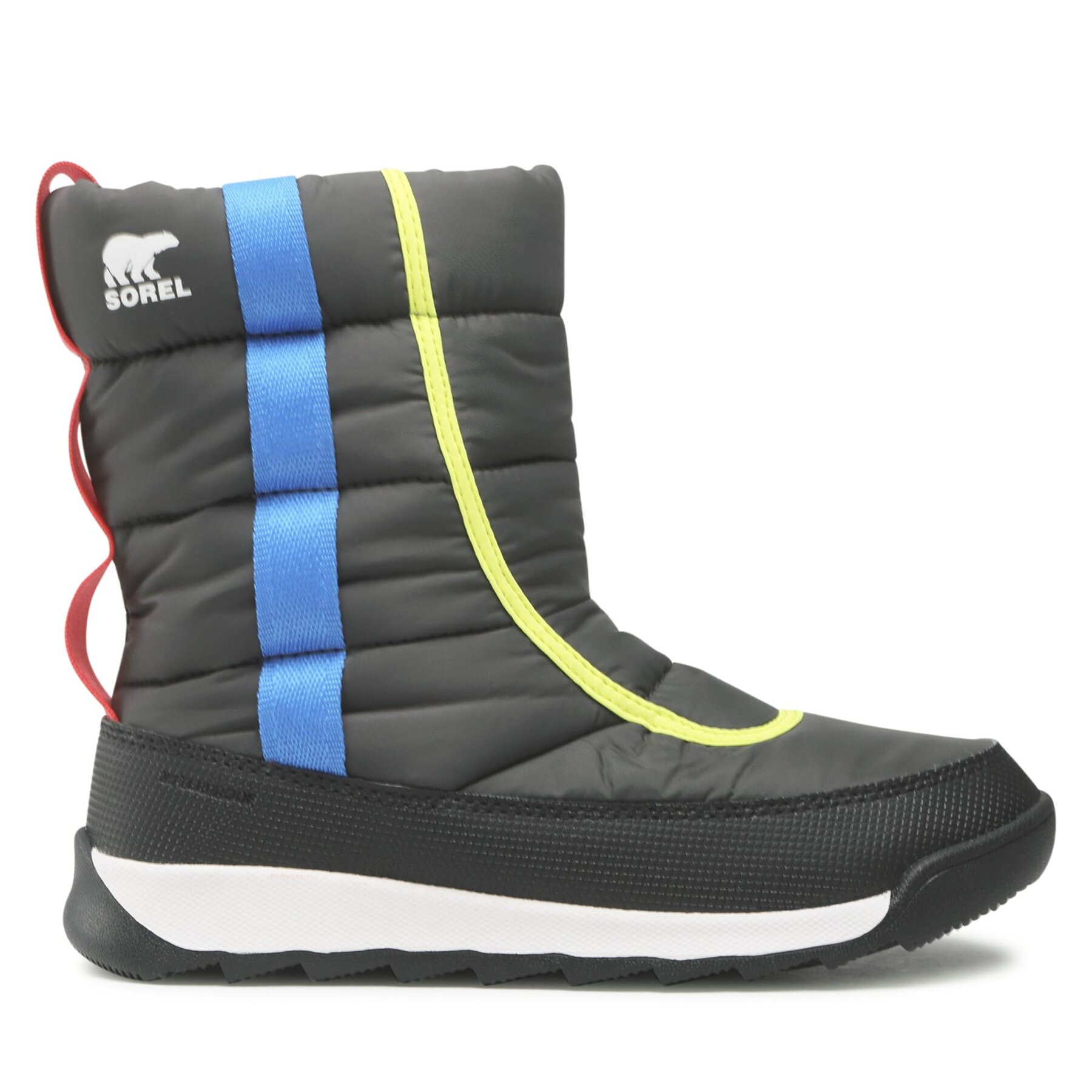 Sorel Μπότες Χιονιού Sorel Youth Whitney II Puffy Mid Wp NY3873 Γκρι