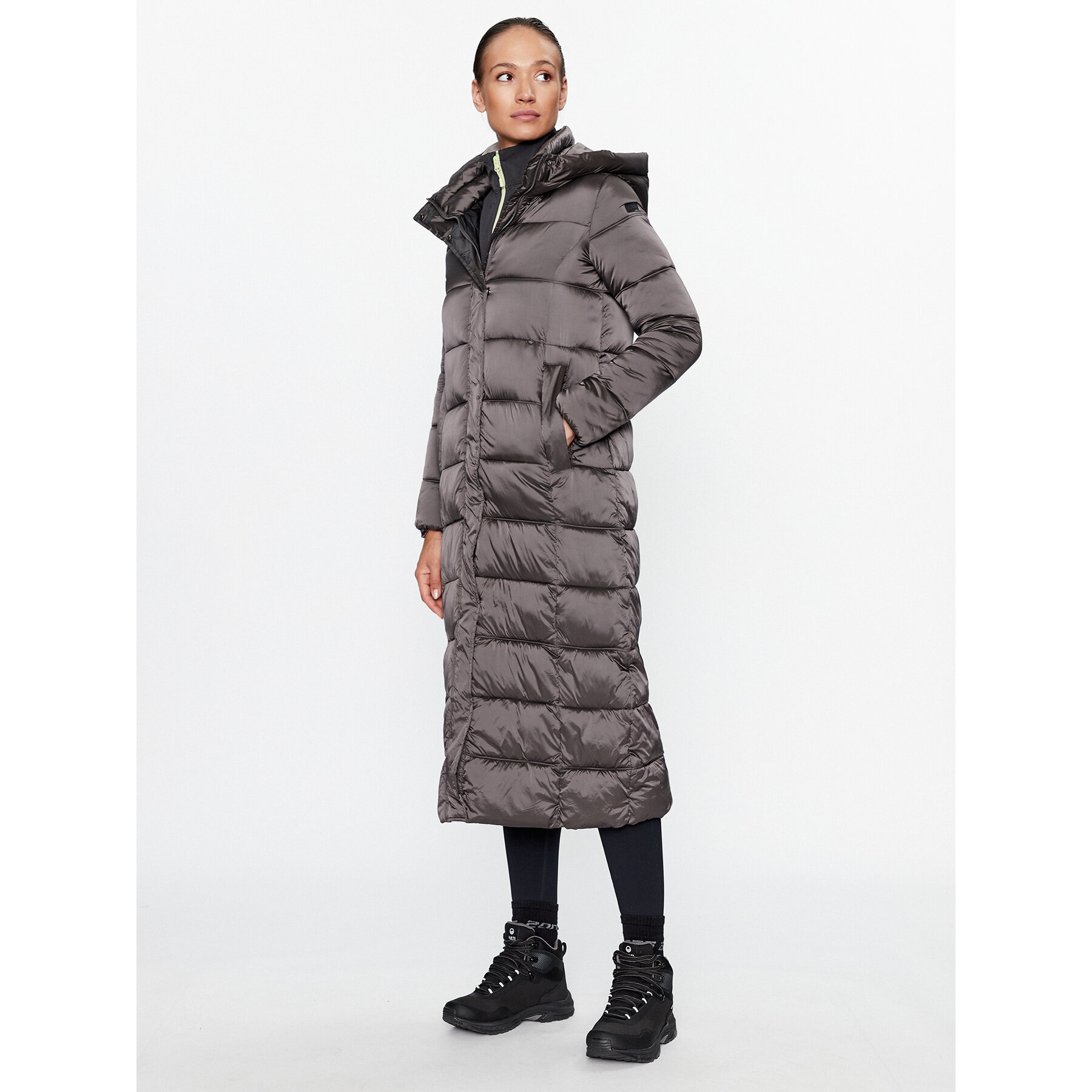 CMP Winterjacke 33K3706 Grau Regular Fit