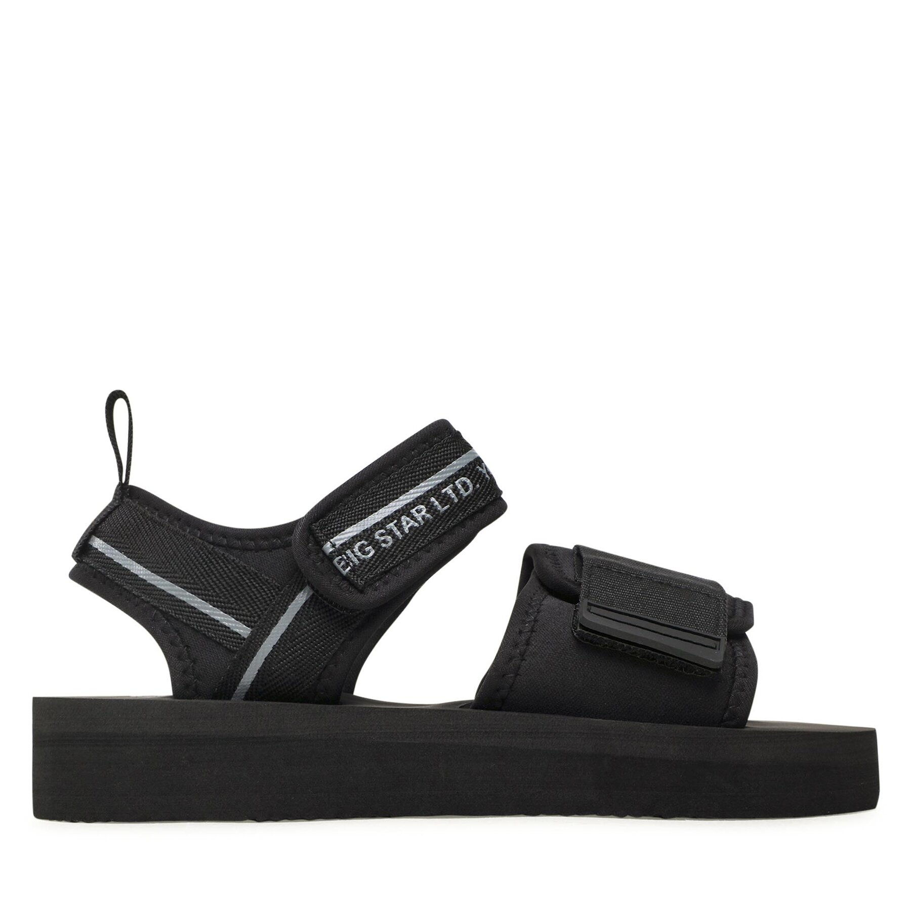 Damskie Sandały Big Star Shoes, Rozmiar 36 Czarny LL274784