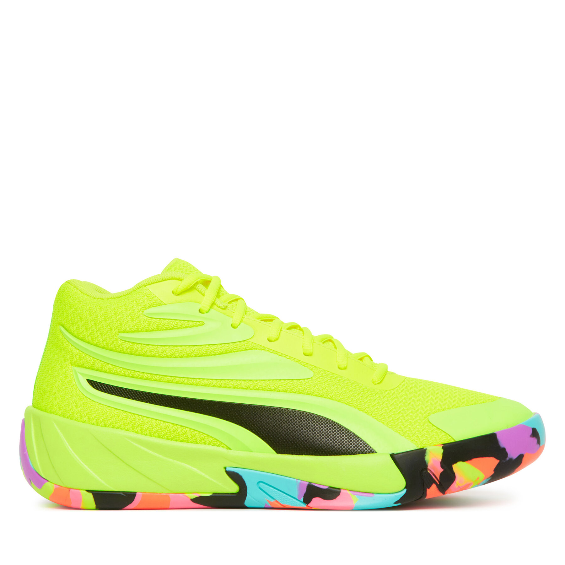 Buty do koszykówki Puma, Rozmiar 43 Żółty Court Pro Marble 311394 02