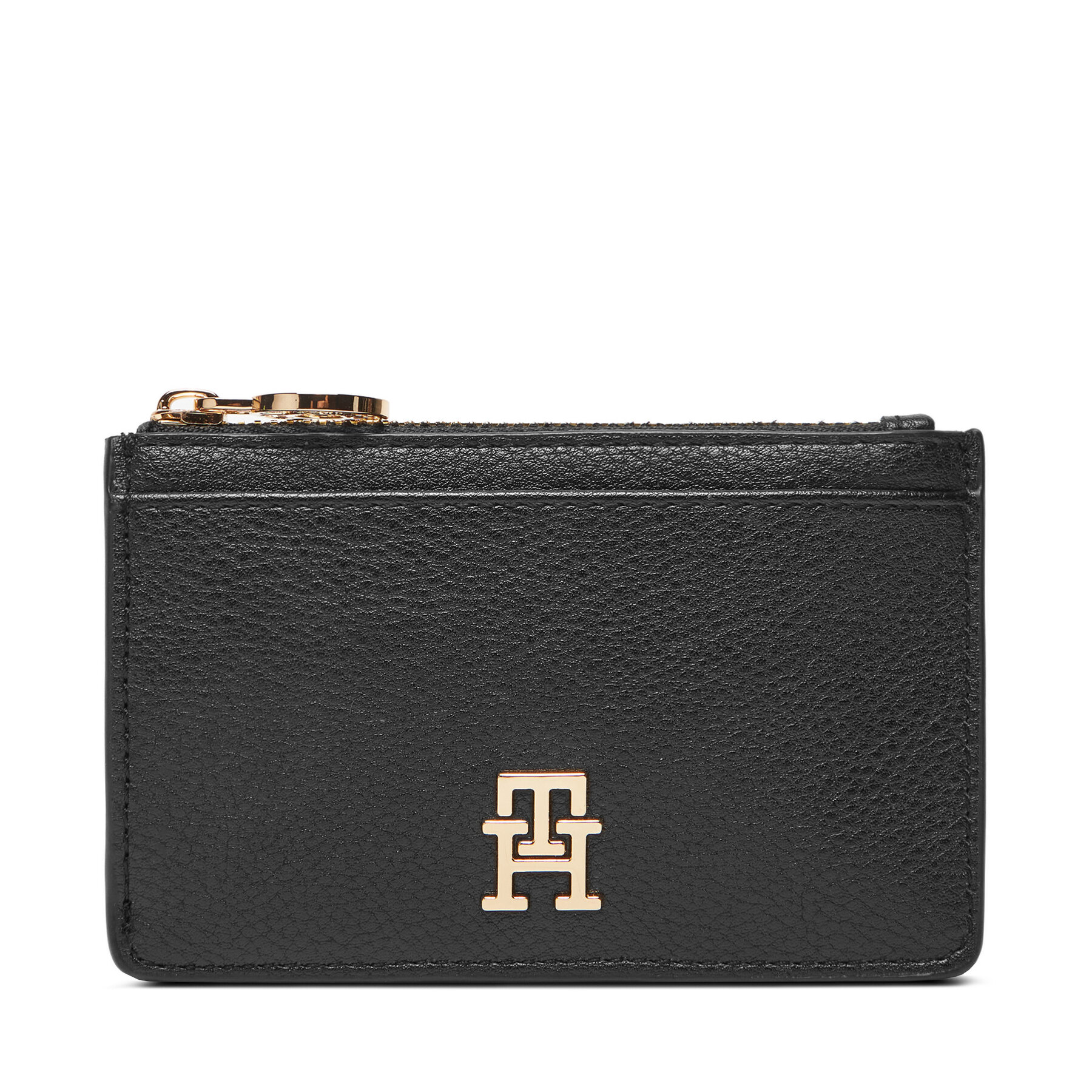 Puzdro na kreditné karty Tommy Hilfiger Th Distinct Long Cc Holder AW0AW17481 Čierna