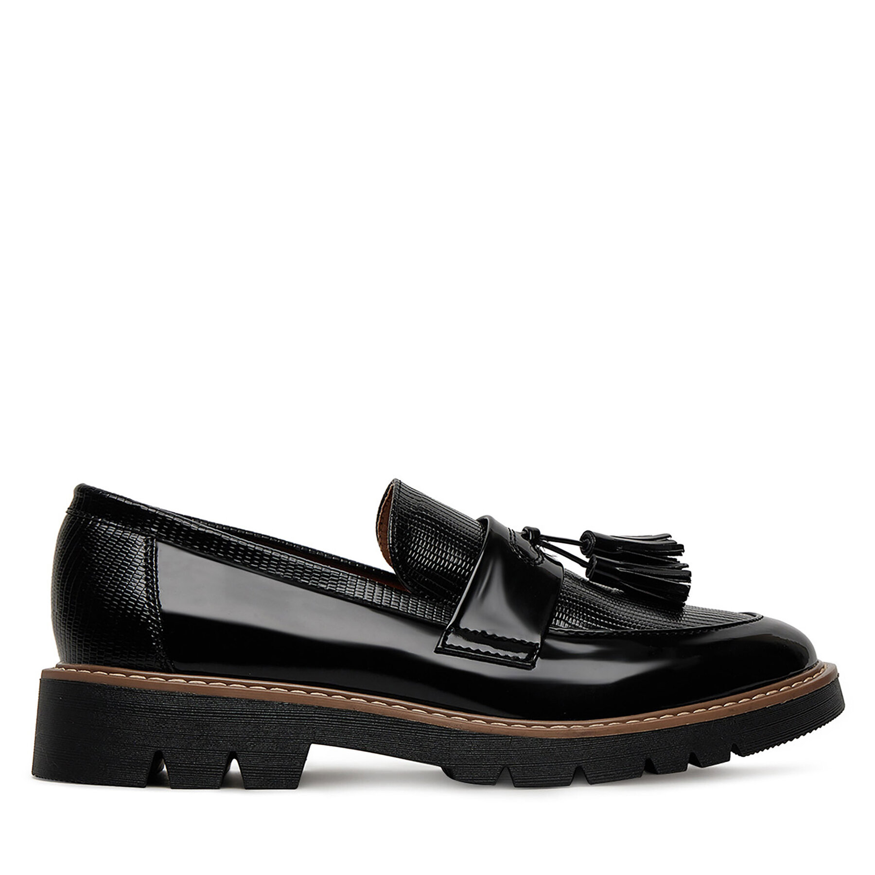 Damskie Lordsy Clara Barson, Rozmiar 39 Czarny WS6387-01