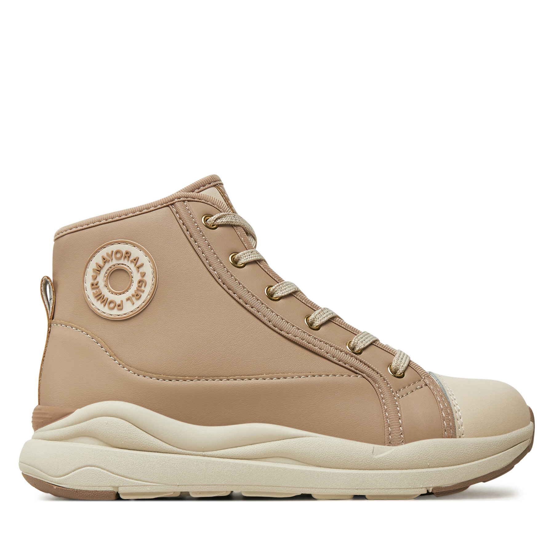 Botines planos Mayoral 46495 14 Écru