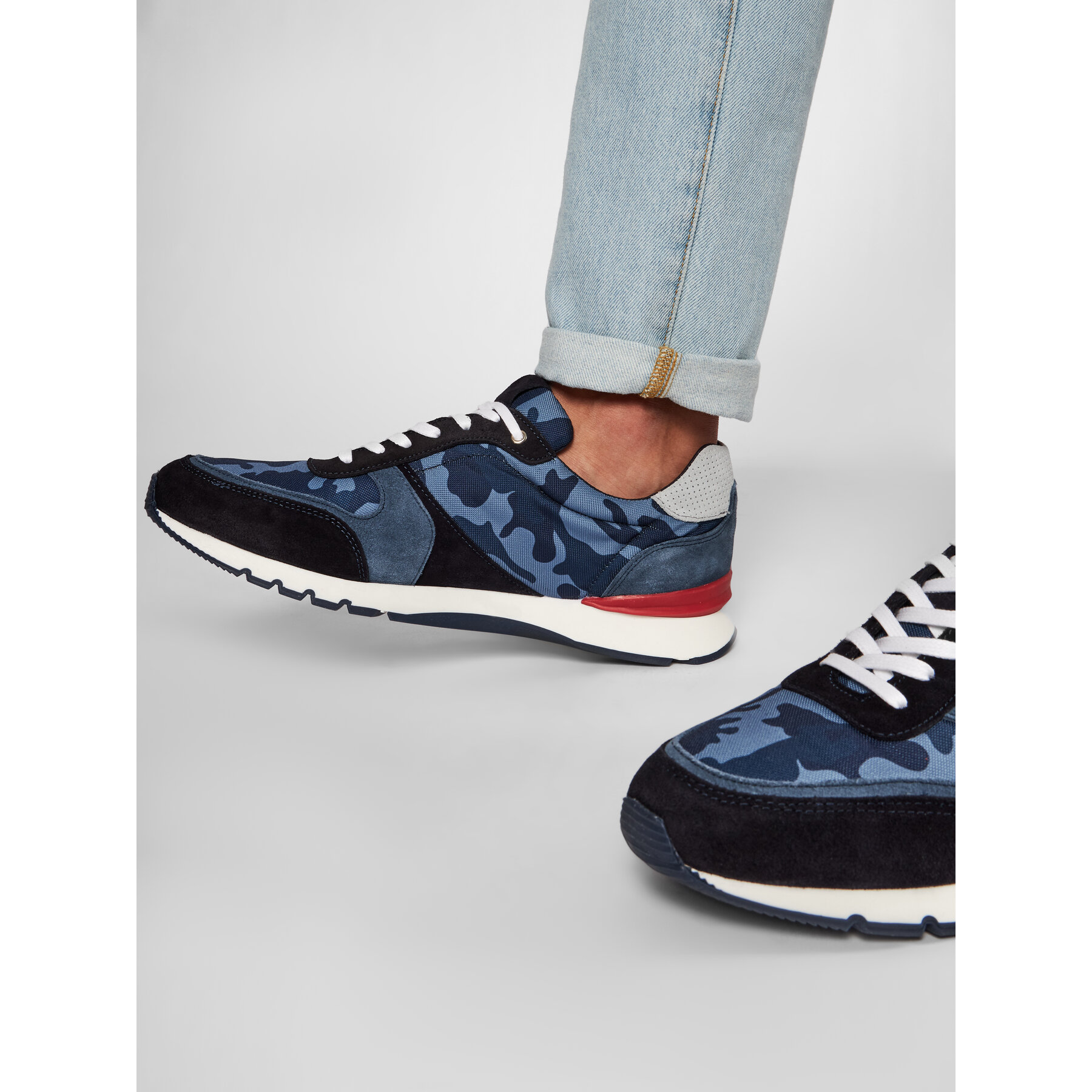 Sneakersy QUAZI QZ-64-06-001063 Tmavomodrá