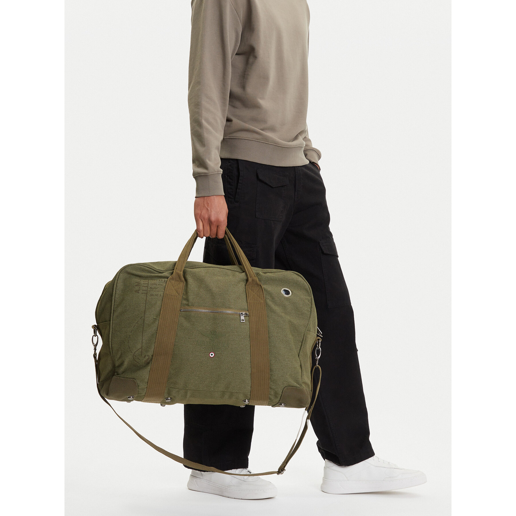 Τσάντα Σαββατοκύριακου Aeronautica Militare 252BO1158UCT03589 Πράσινο