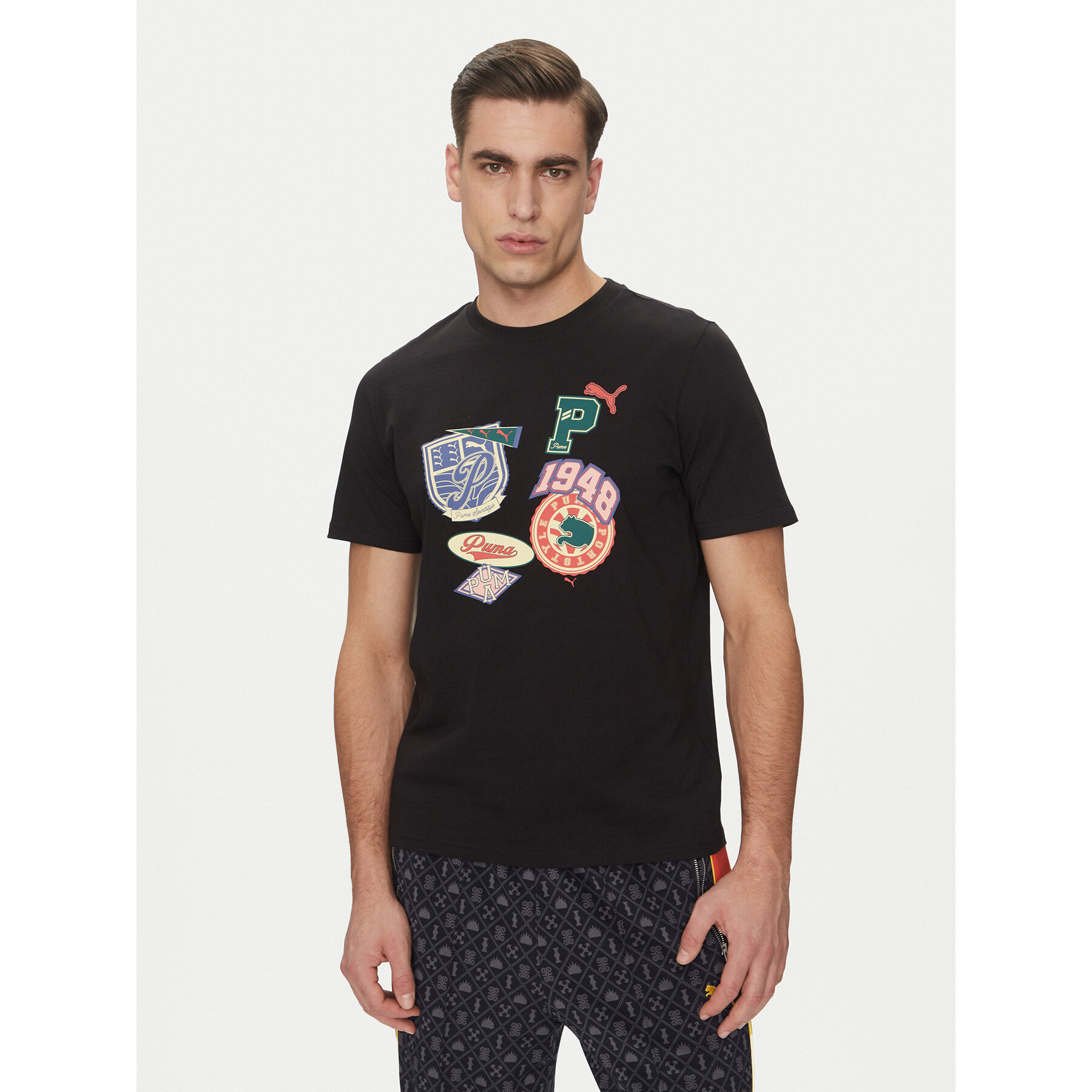 Puma Puma T-Shirt Sports Legacy 629627 Μαύρο Regular Fit