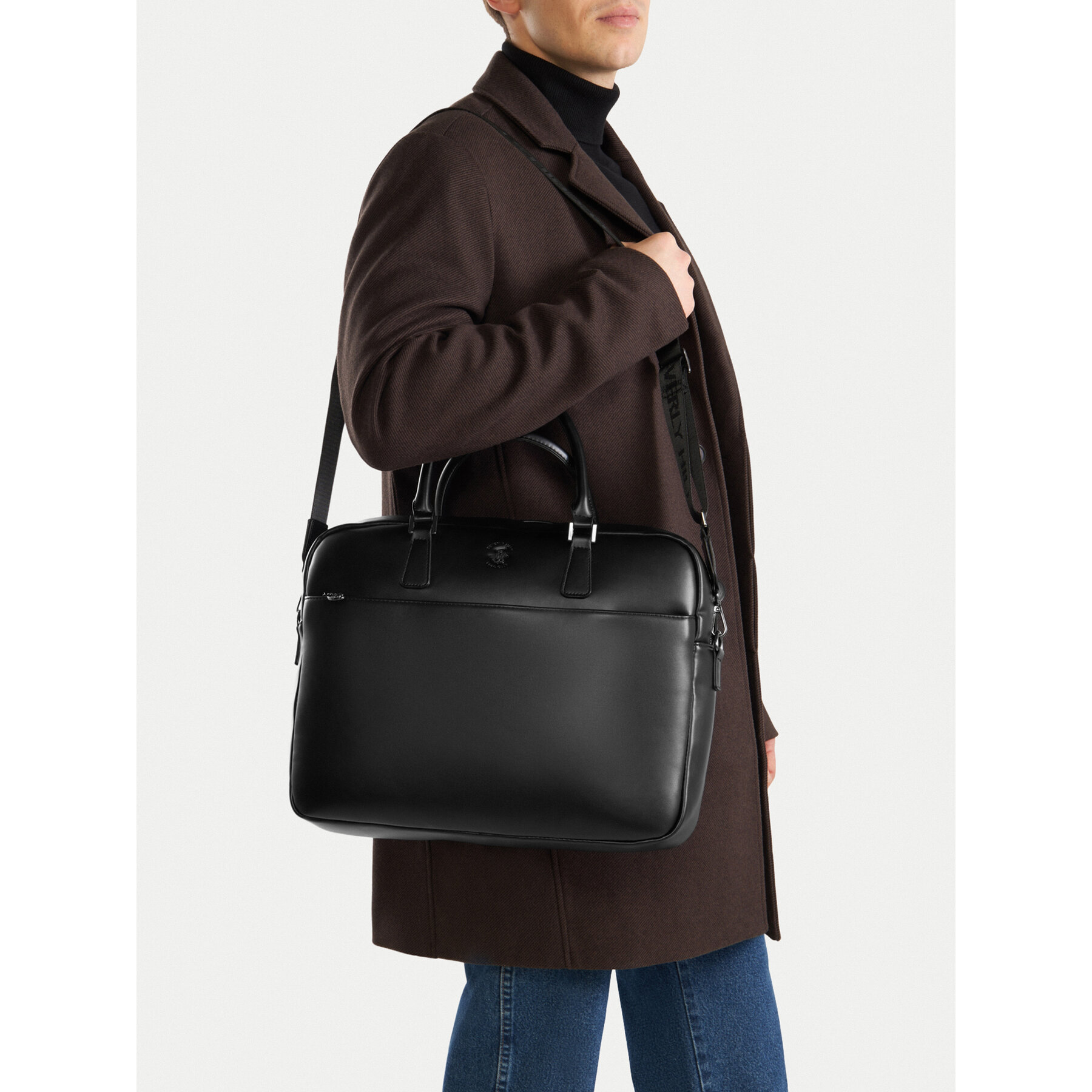 Torba za laptop Beverly Hills Polo Club CWBEO-BHPC-L-016-07. Crna