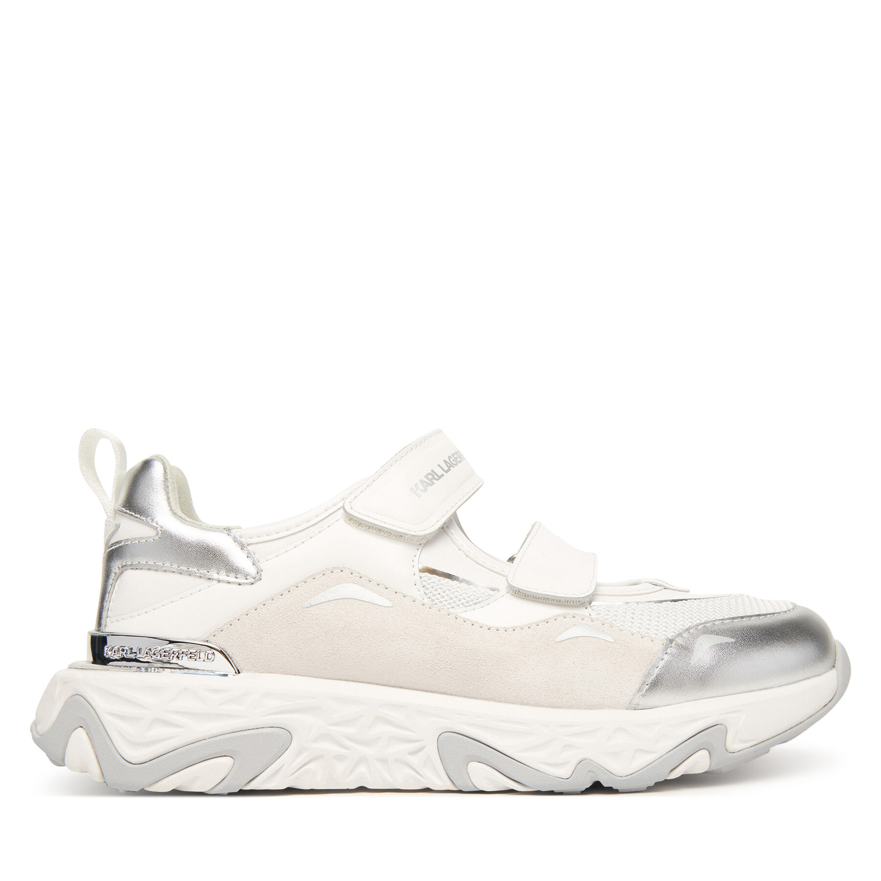 Sneakersy KARL LAGERFELD Blaze KL62406 Biela