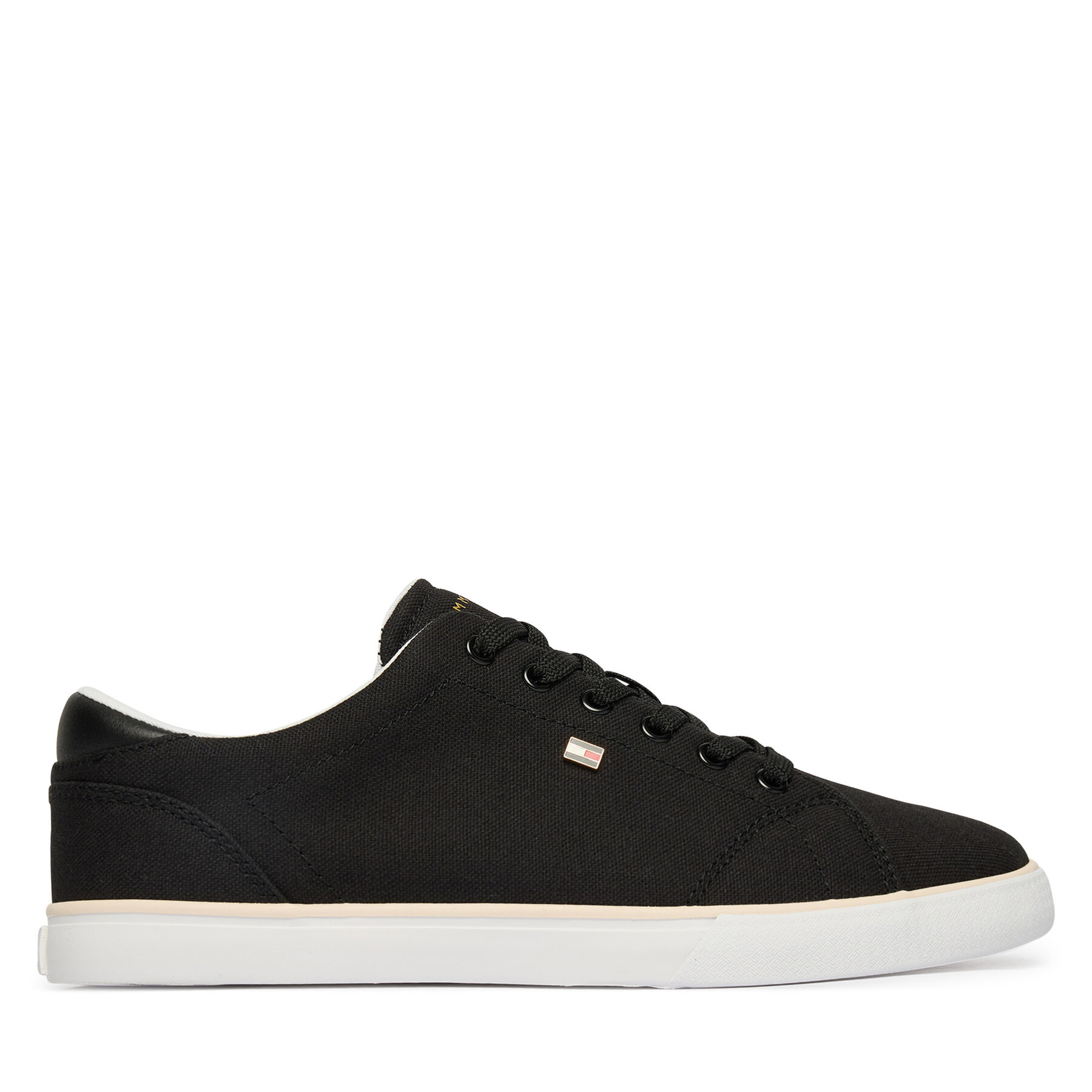 Tenisky Tommy Hilfiger Th Low Profile Vulc Canvas FW0FW09102 Čierna