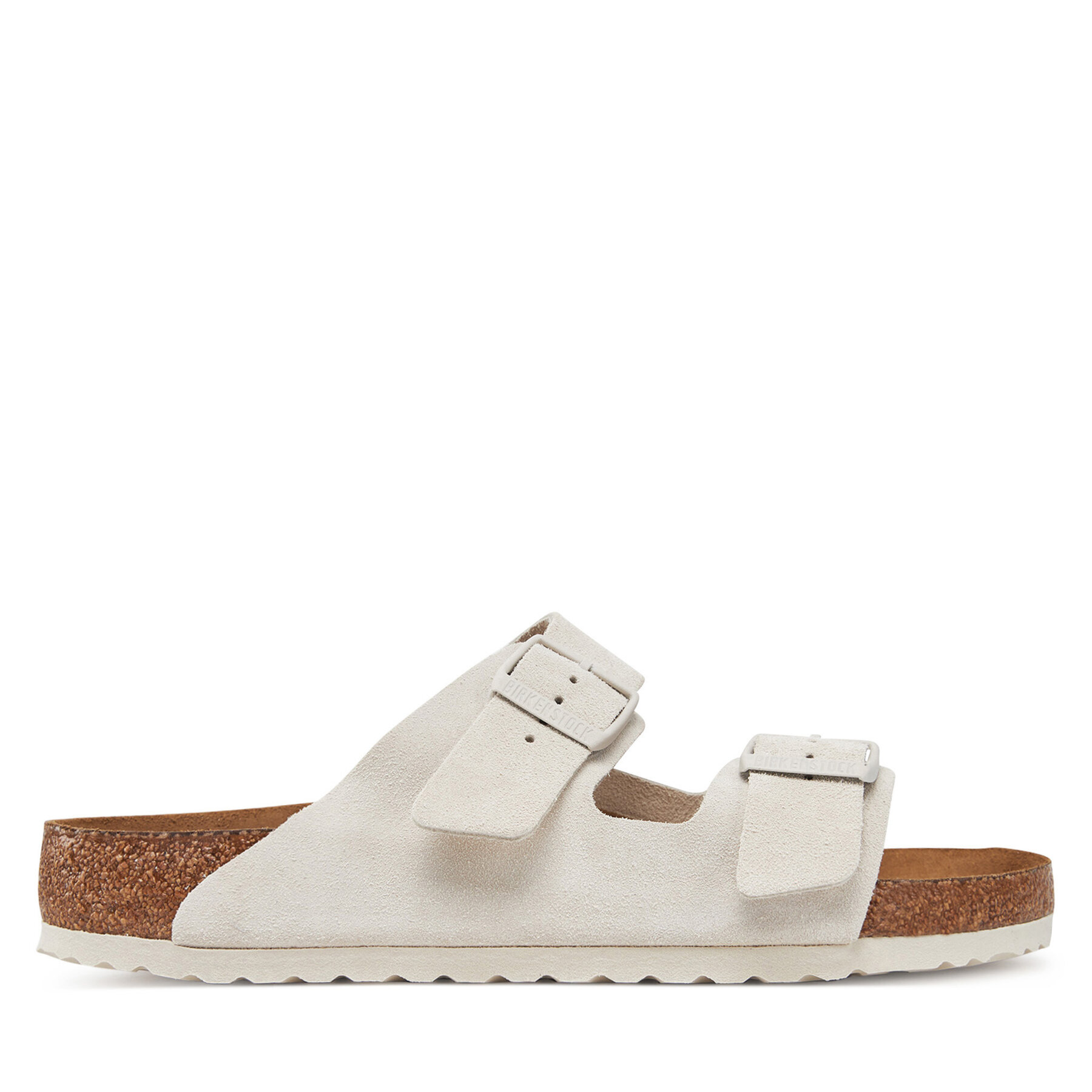 Pánske Šľapky Birkenstock, Rozmer: 42, Biela, Arizona zamsz 1024554