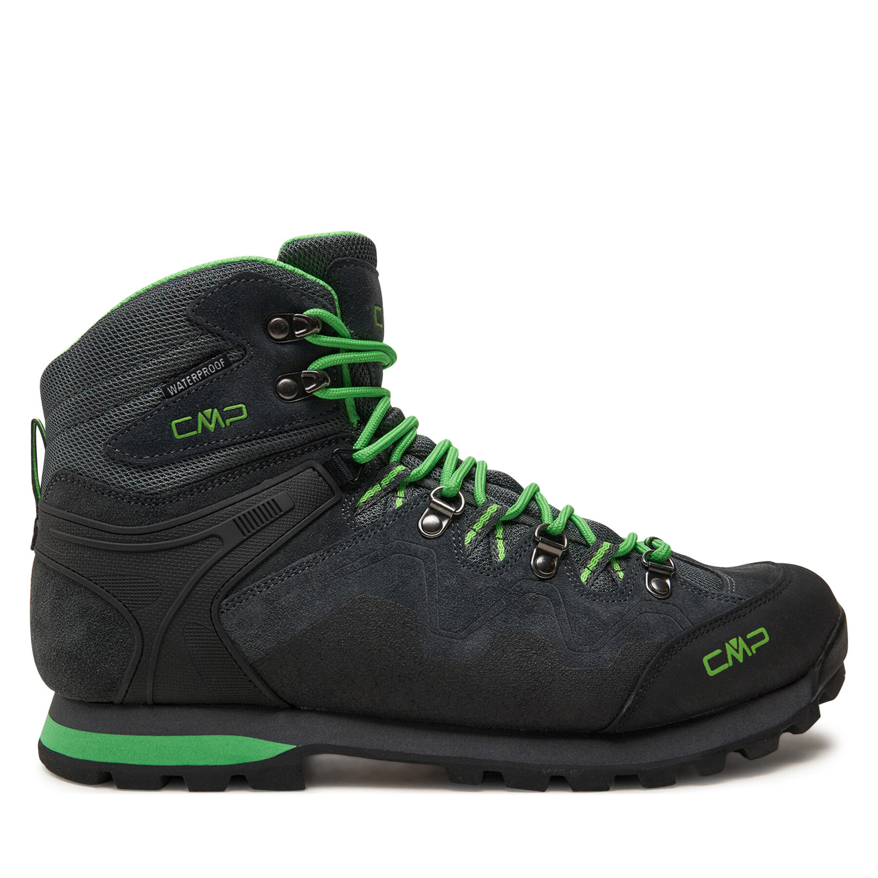 Herren Trekkingschuhe CMP, Schuhgröße 43, Grau, Athunis Mid Trekking Shoes Wp 31Q4977