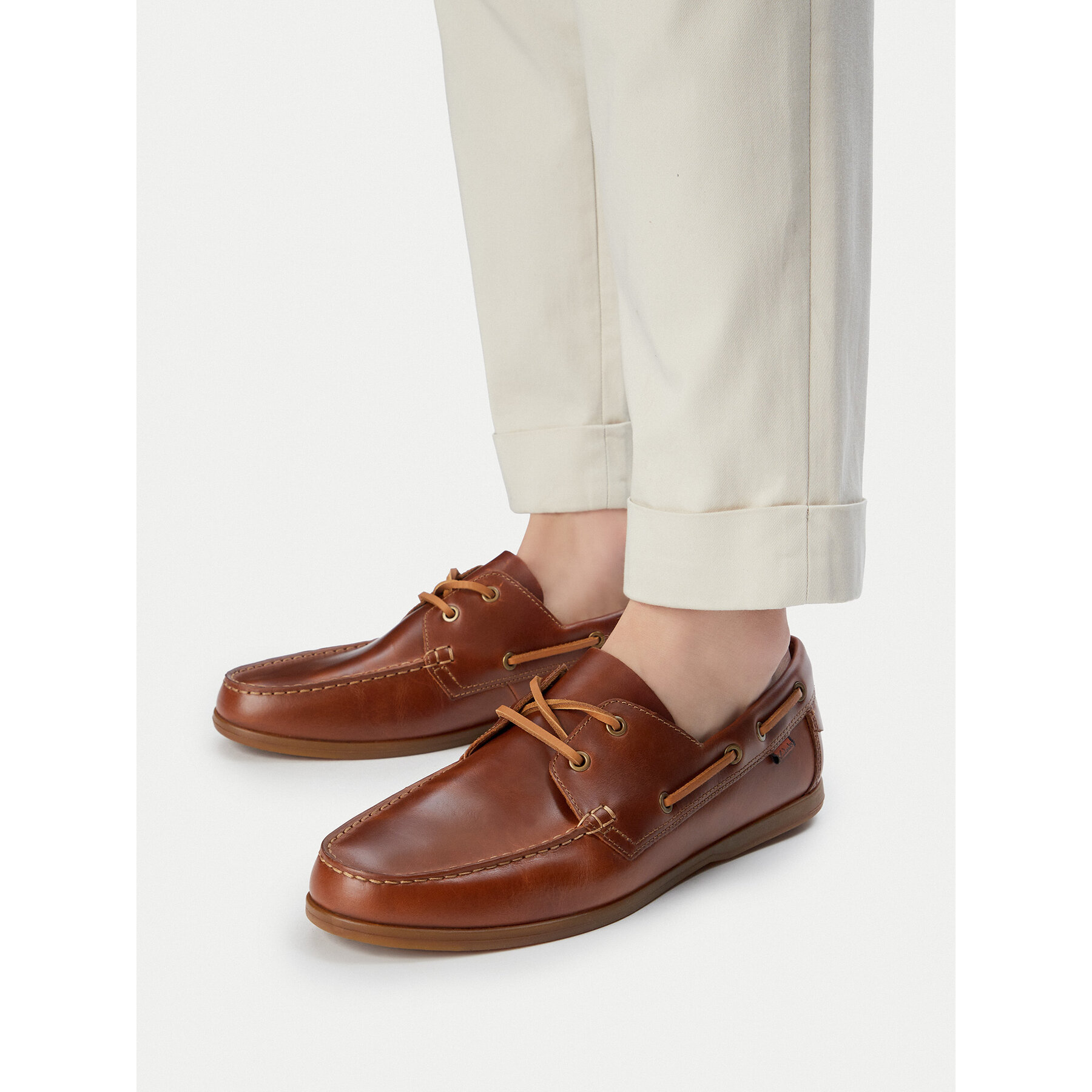 Poltopánky Clarks Charmouth Lace 26186434 Hnedá