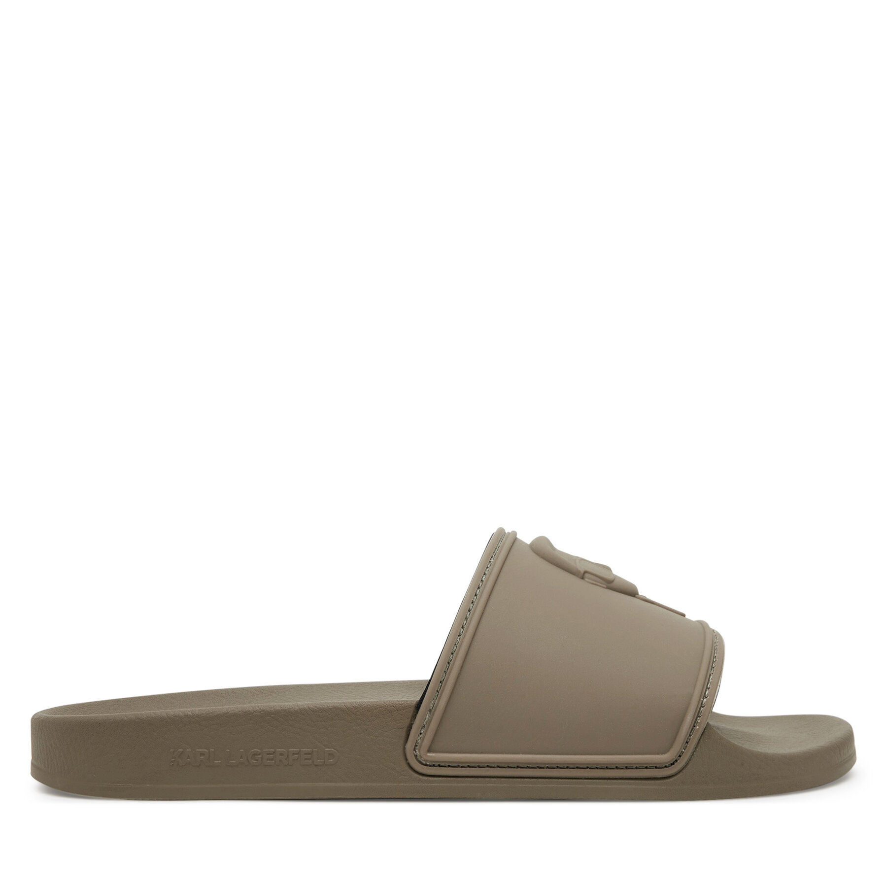Herren Pantoletten KARL LAGERFELD, Schuhgröße 44, Grau, KL70009A