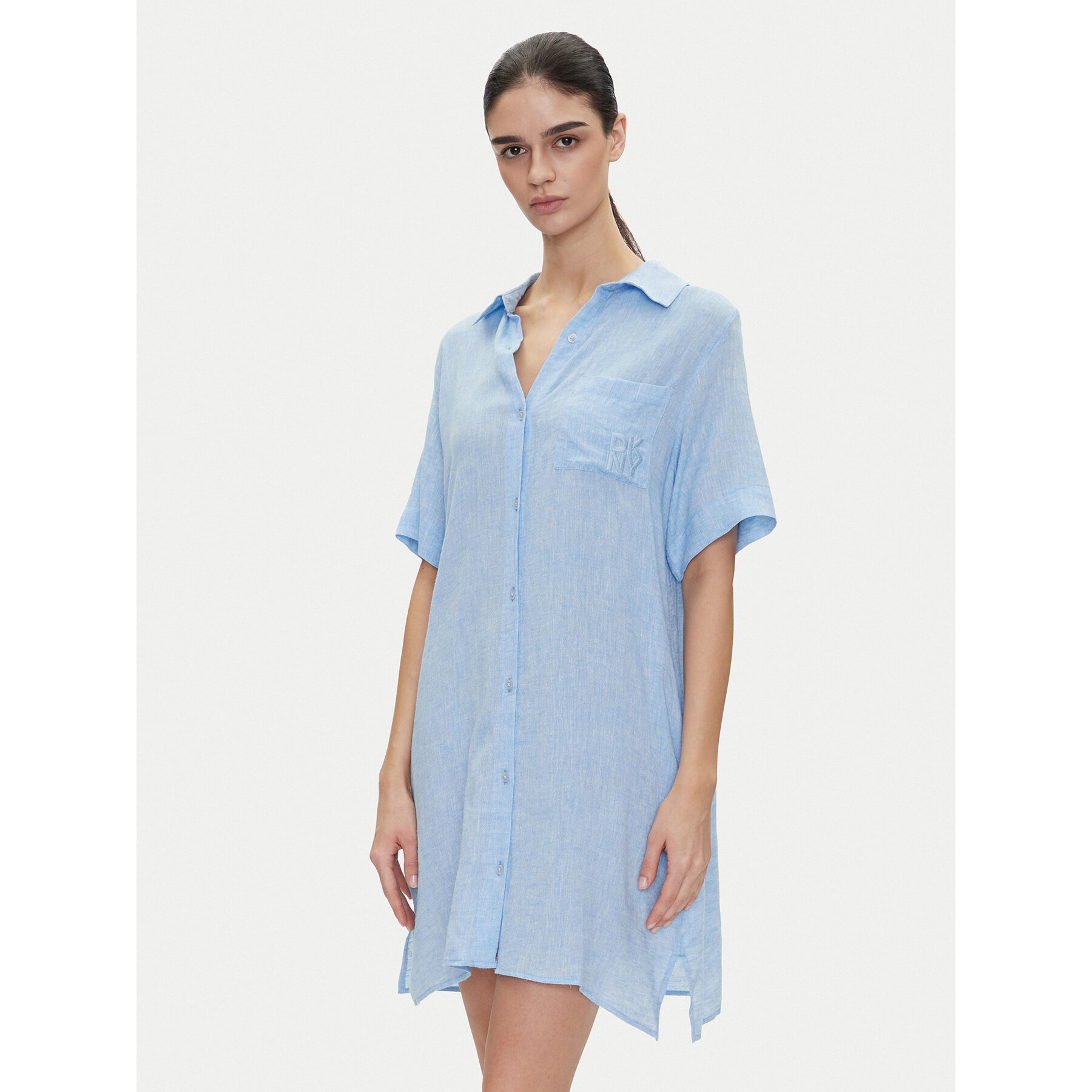 DKNY Hálóing YI30054 Kék Relaxed Fit