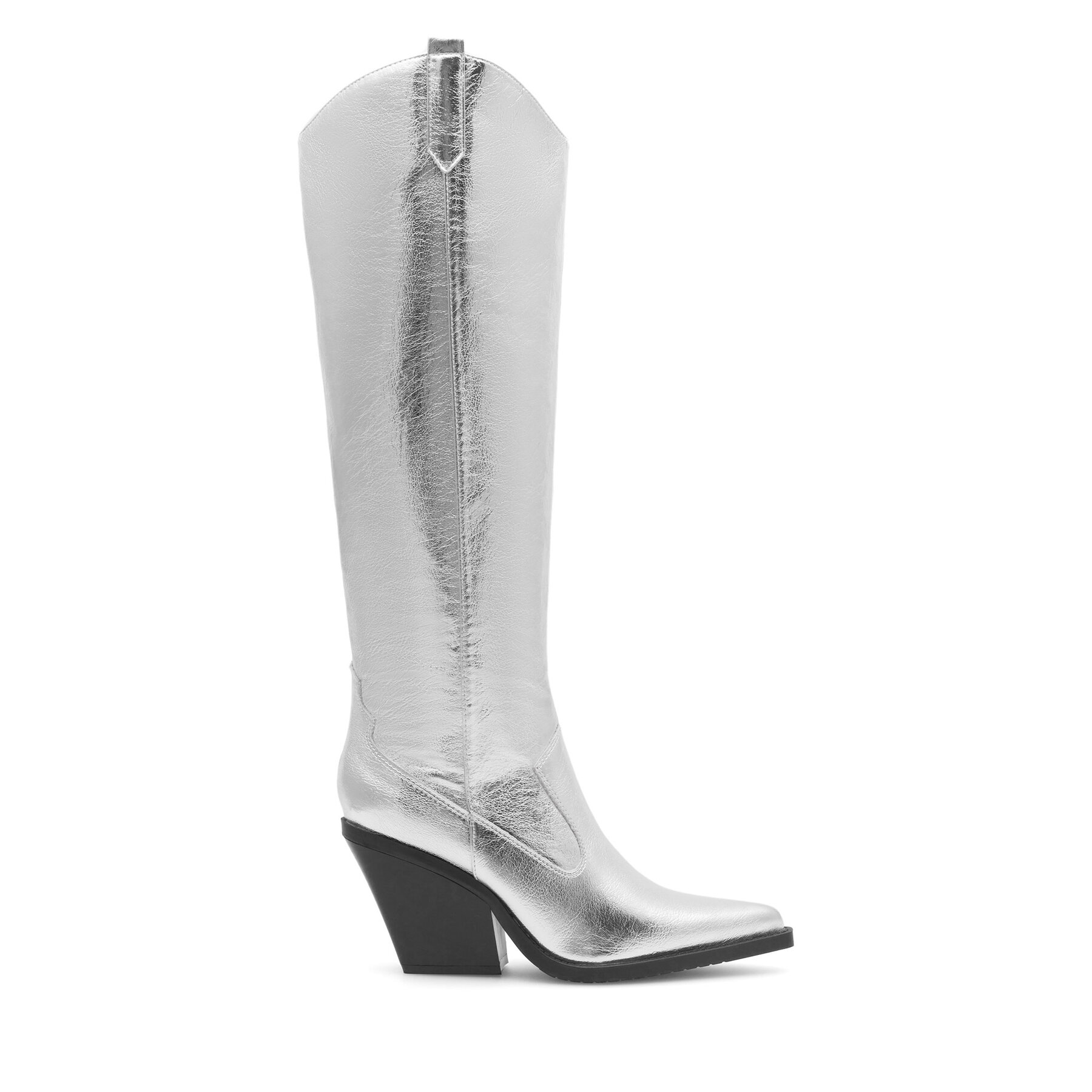 Damskie Kowbojki JENNY, Rozmiar 35 Srebrny LS5841-07-2 ALEXIS