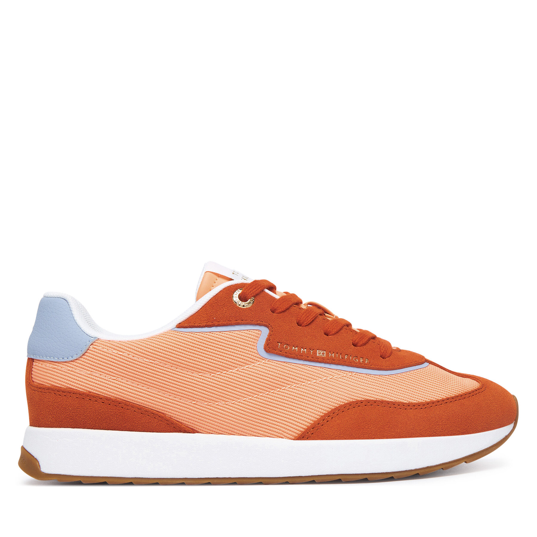 Sneakers Tommy Hilfiger Th Retro Runner Mix FW0FW09410 Portocaliu