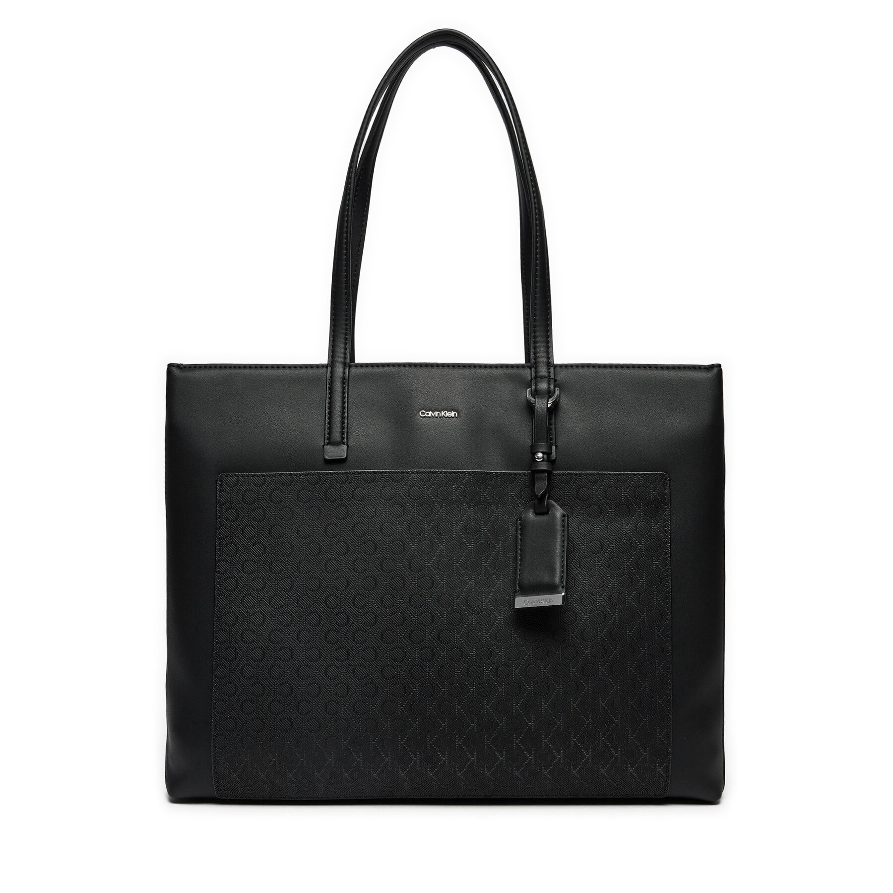 Geantă Calvin Klein Ck Must Medium Shopper_Mono K60K612774 Negru