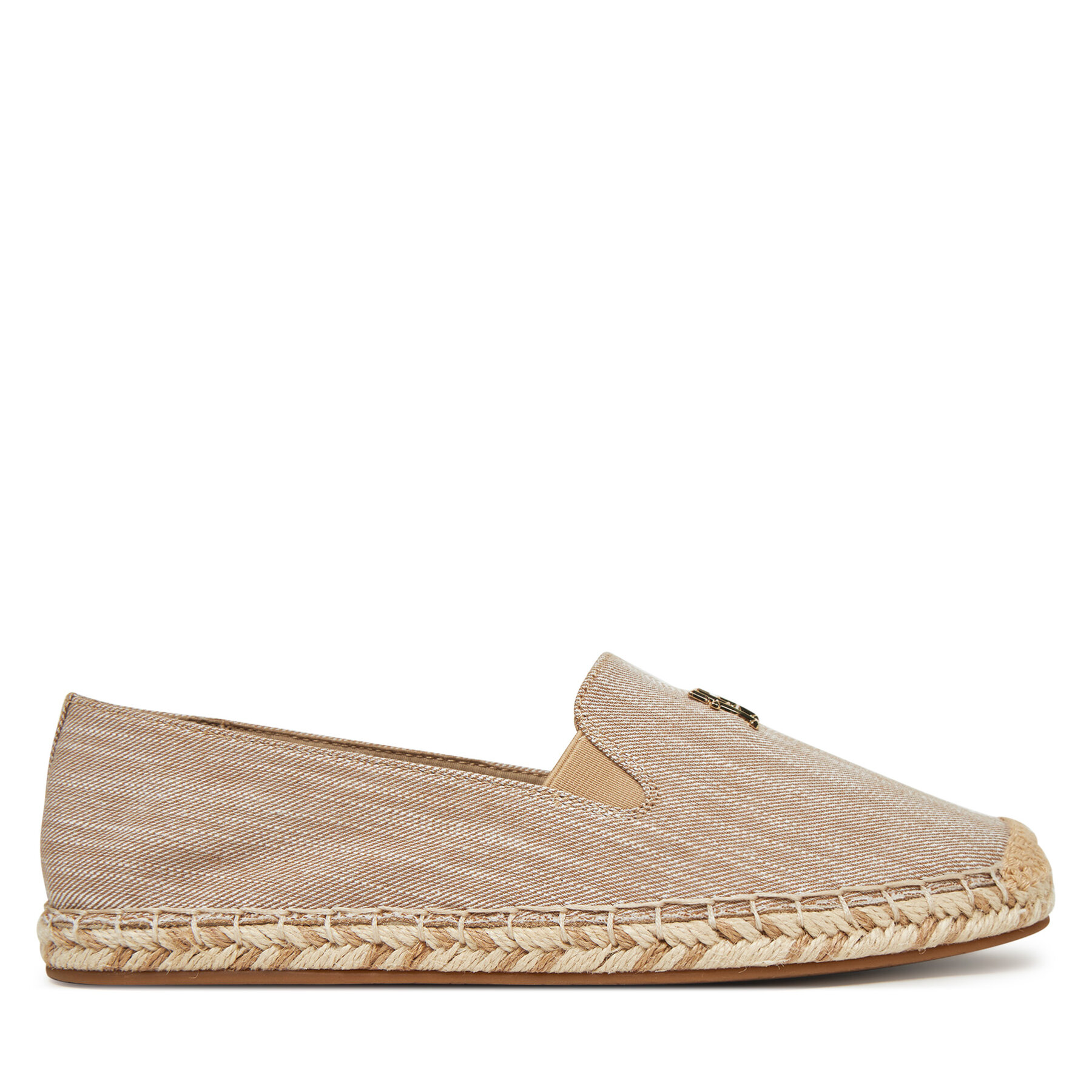 Espadrile Tommy Hilfiger Chambray Espadrille FW0FW08539 Bej