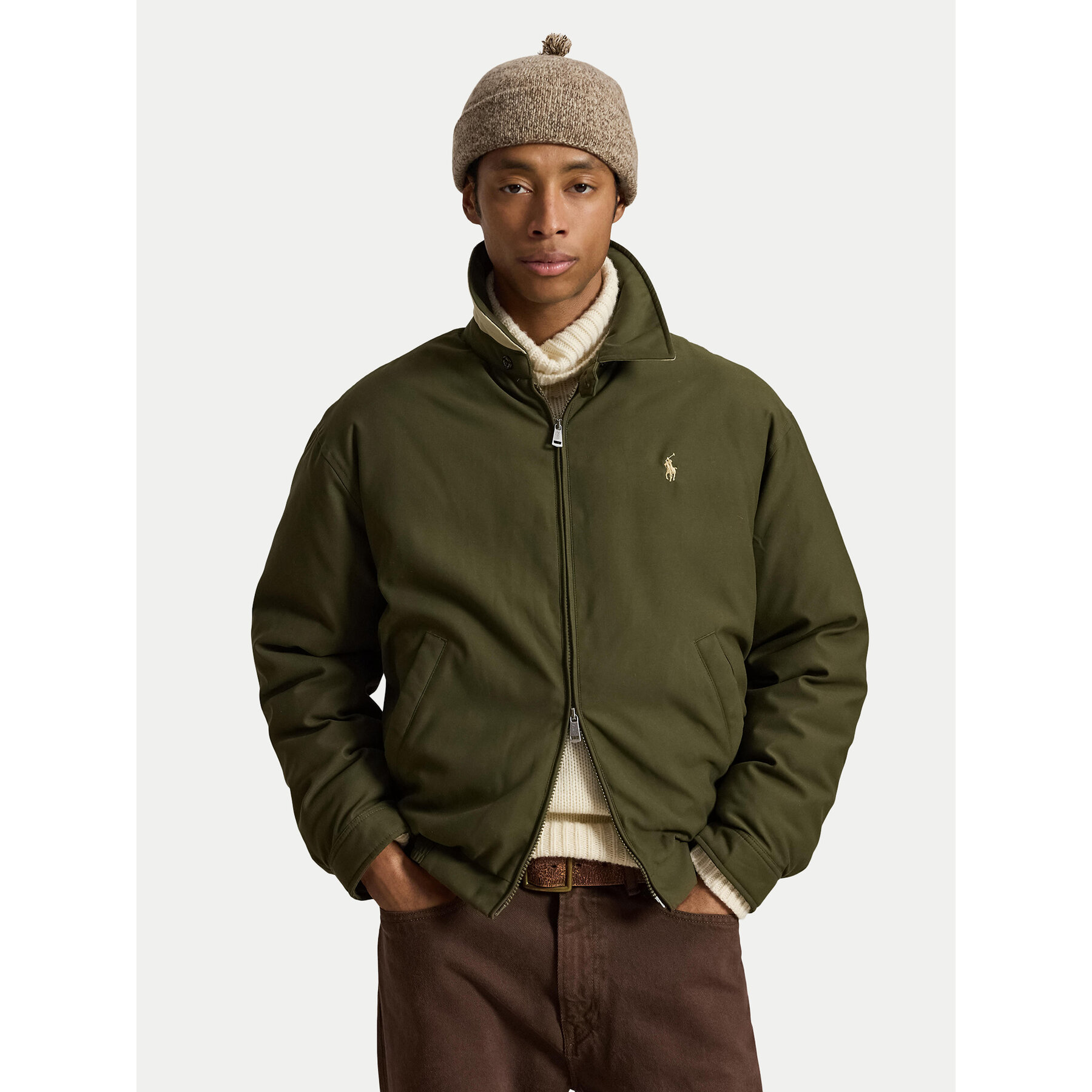 Polo Ralph Lauren Daunenjacke 710B15533004 Dunkelgrün Regular Fit